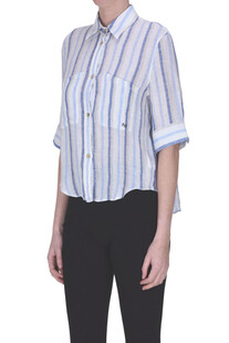 Striped linen shirt Fay