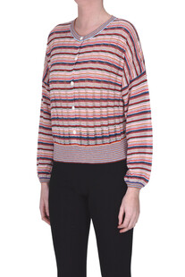 Textured striped knit cardigan Bellerose