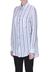 Striped linen shirt Fay