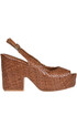 Woven leather sandals L'Arianna