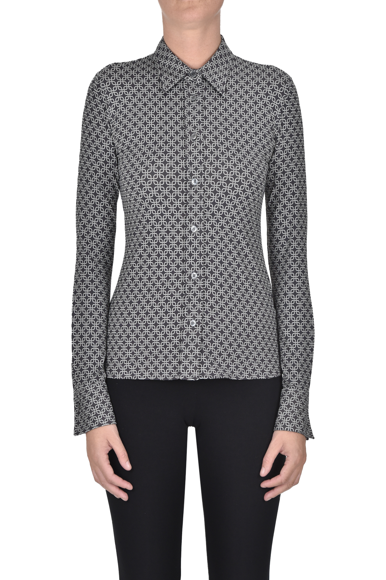 Caliban Skin Like Shirt In Gray