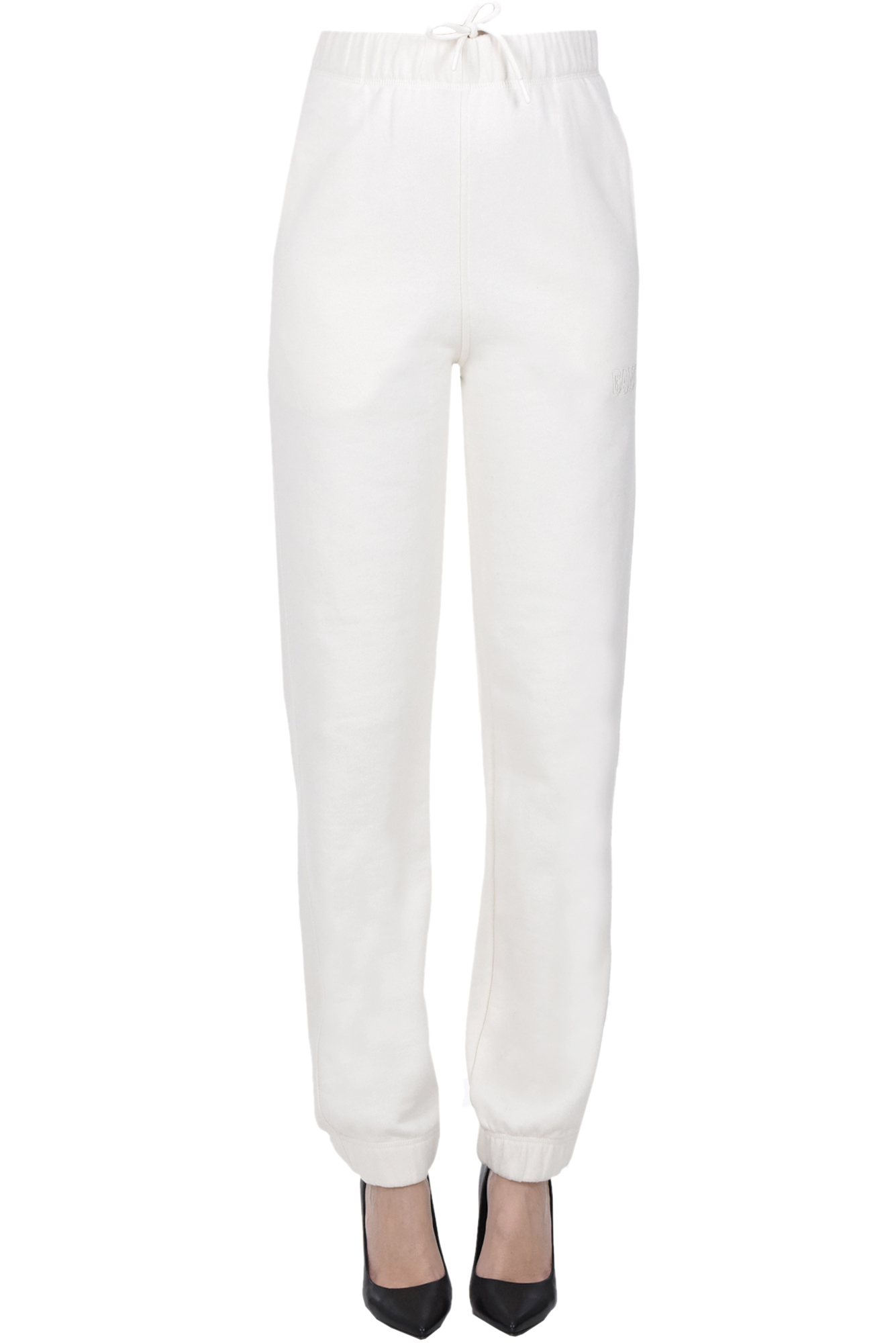 Ganni Jogging Pants In Cream