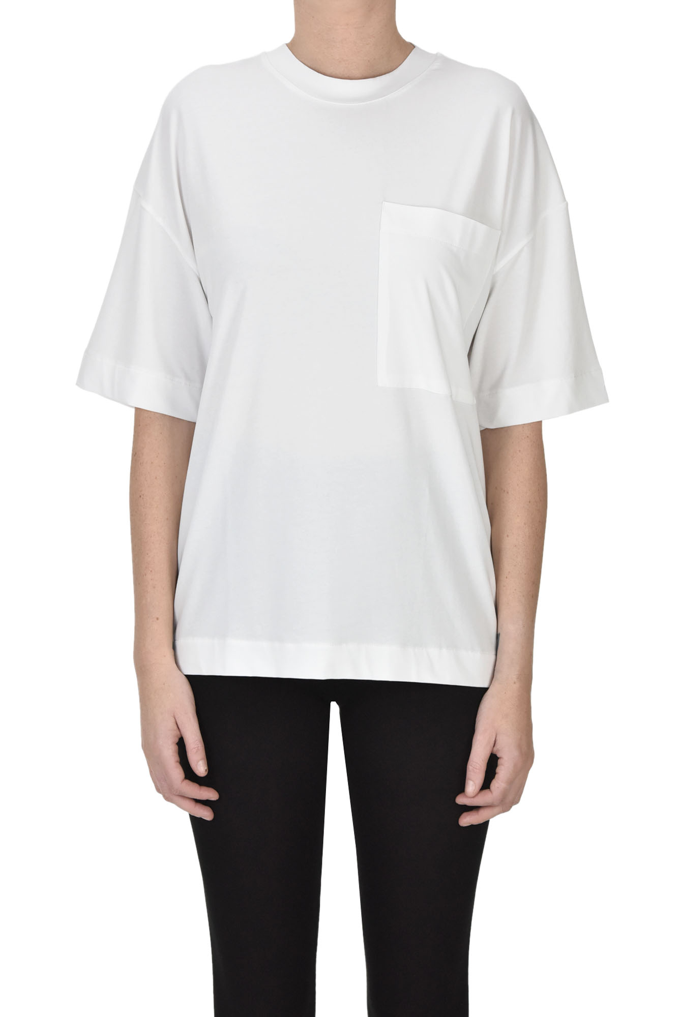 Alpha Studio Oversize T-shirt In White