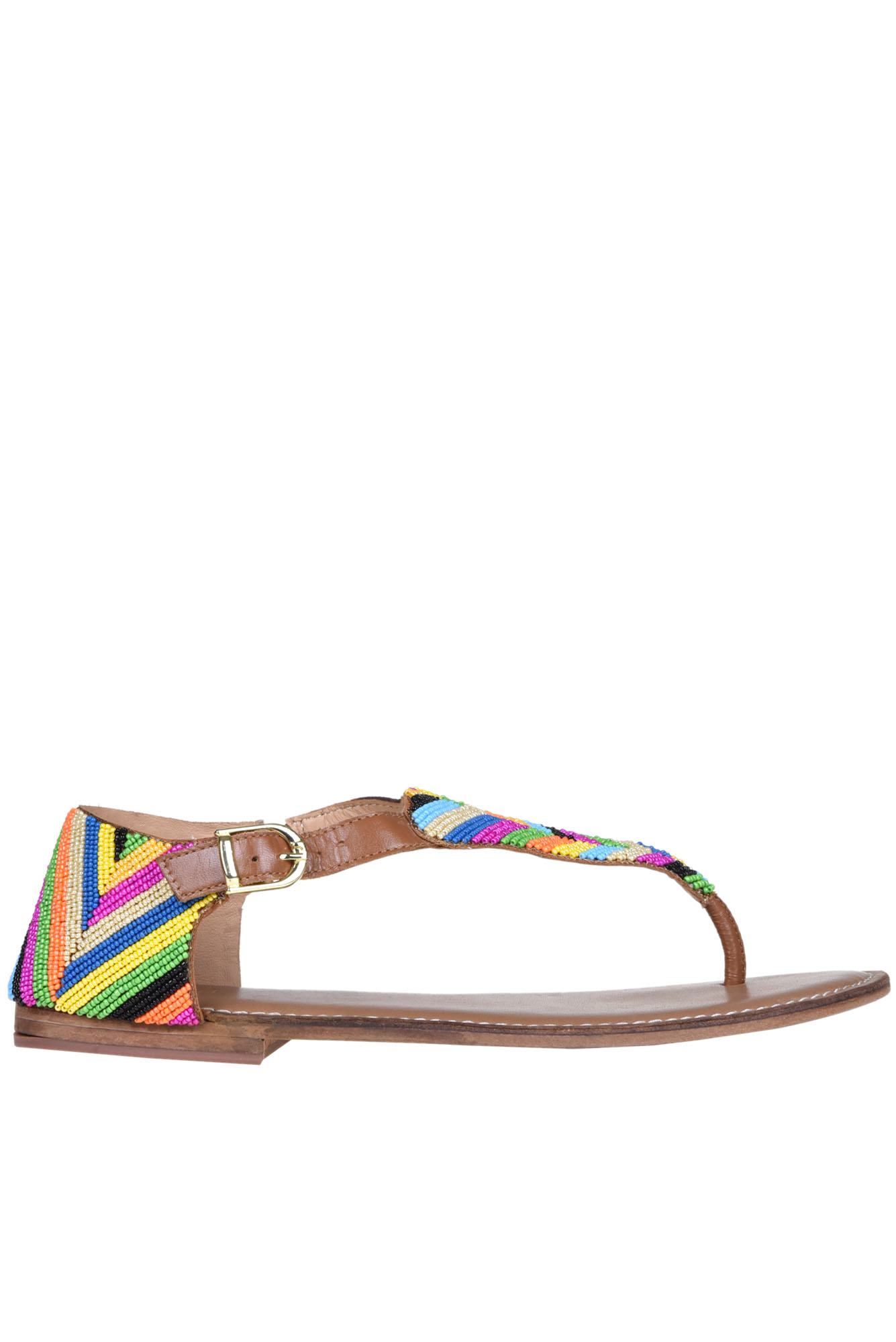 Shop Cb Fusion Embellished Sandals In Light Brown