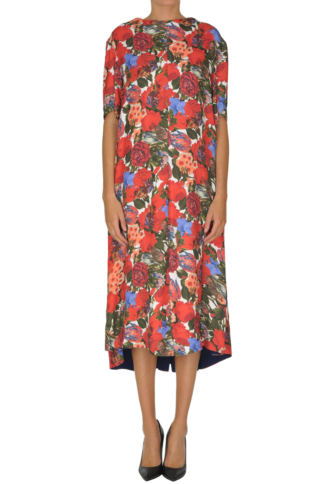 Marni Oversized flower print dress - Buy online on Glamest Fashion ...