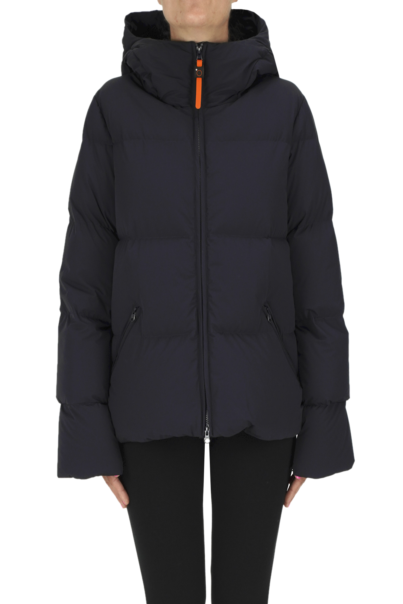 Aspesi Quilted Down Jacket In Blue
