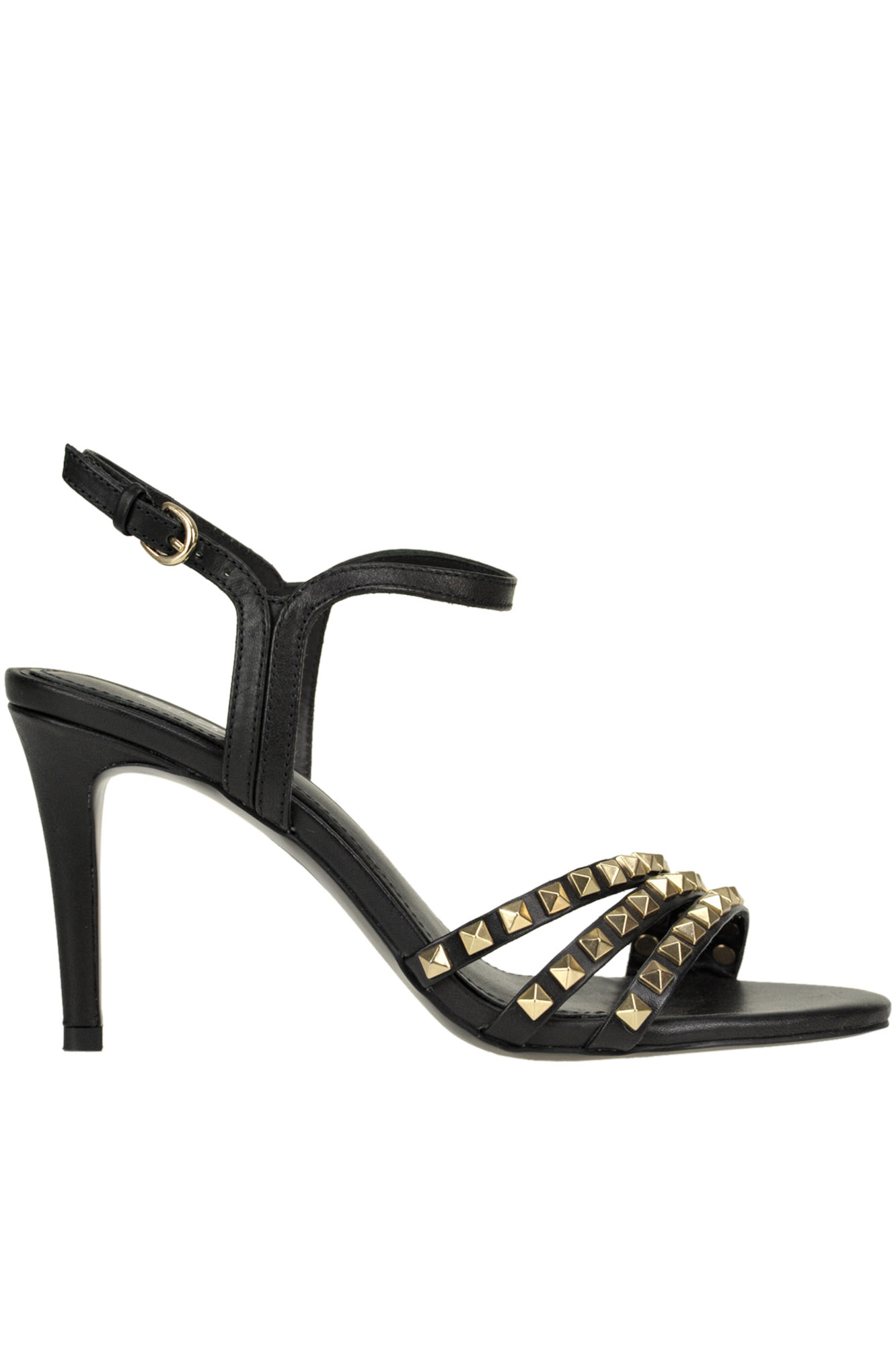 ASH HELLO STUDDED LEATHER SANDALS