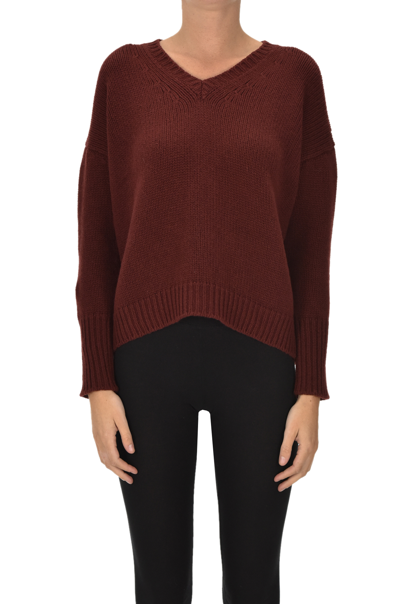 Base Milano Wool and cashmere pullover - Buy online on Glamest Fashion ...