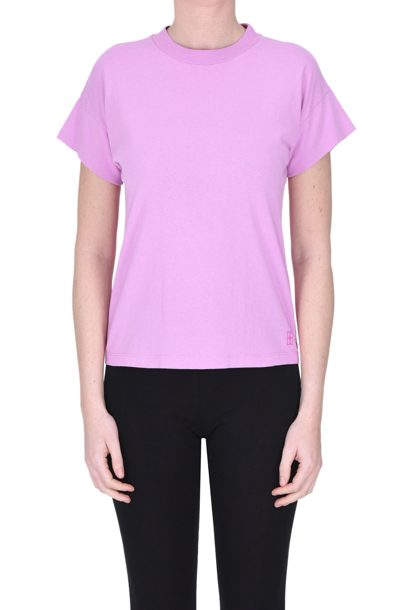 Shop Bellerose Cotton T-shirt In Pink