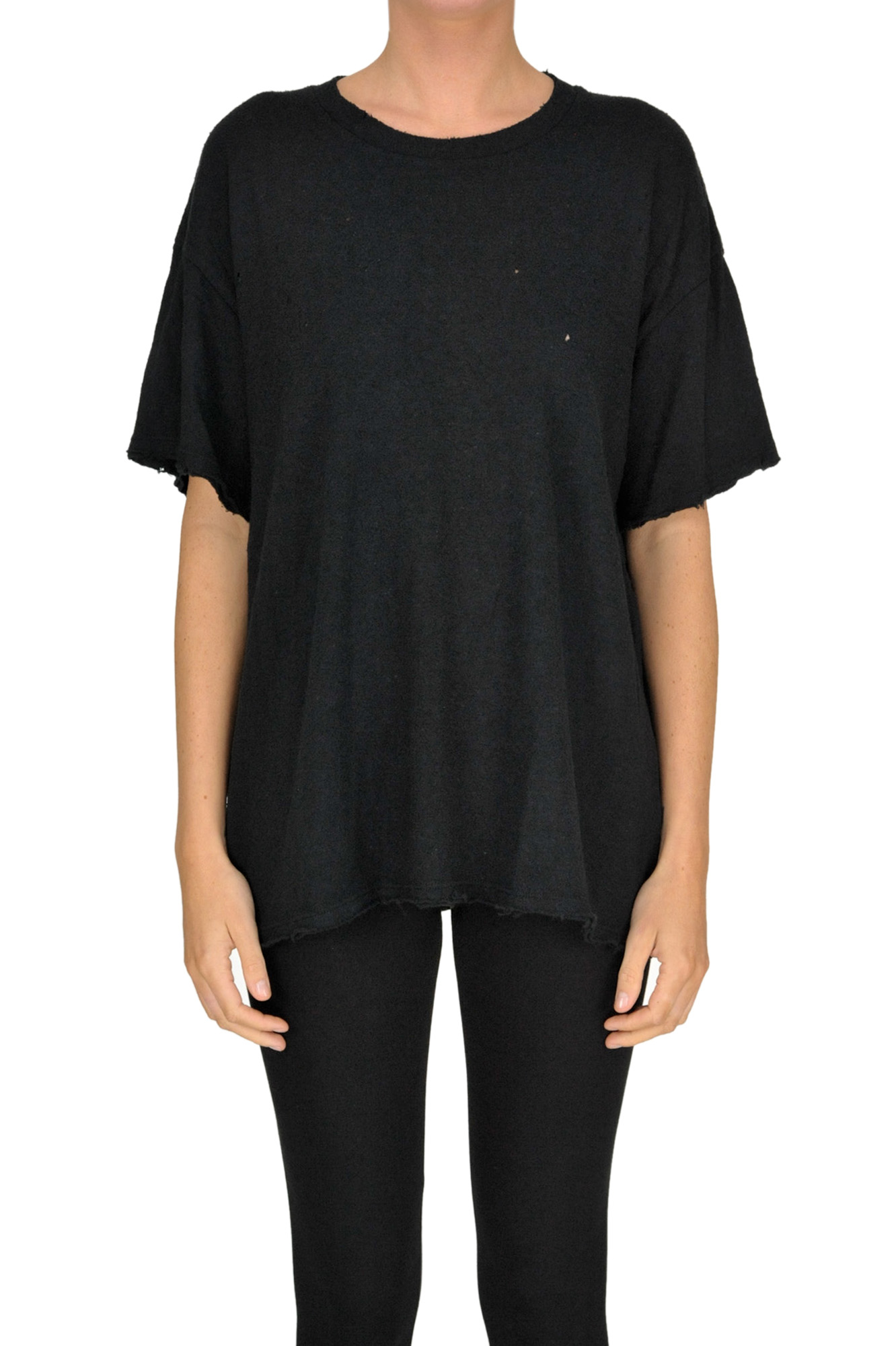 Iro Cotton And Silk T-shirt In Black