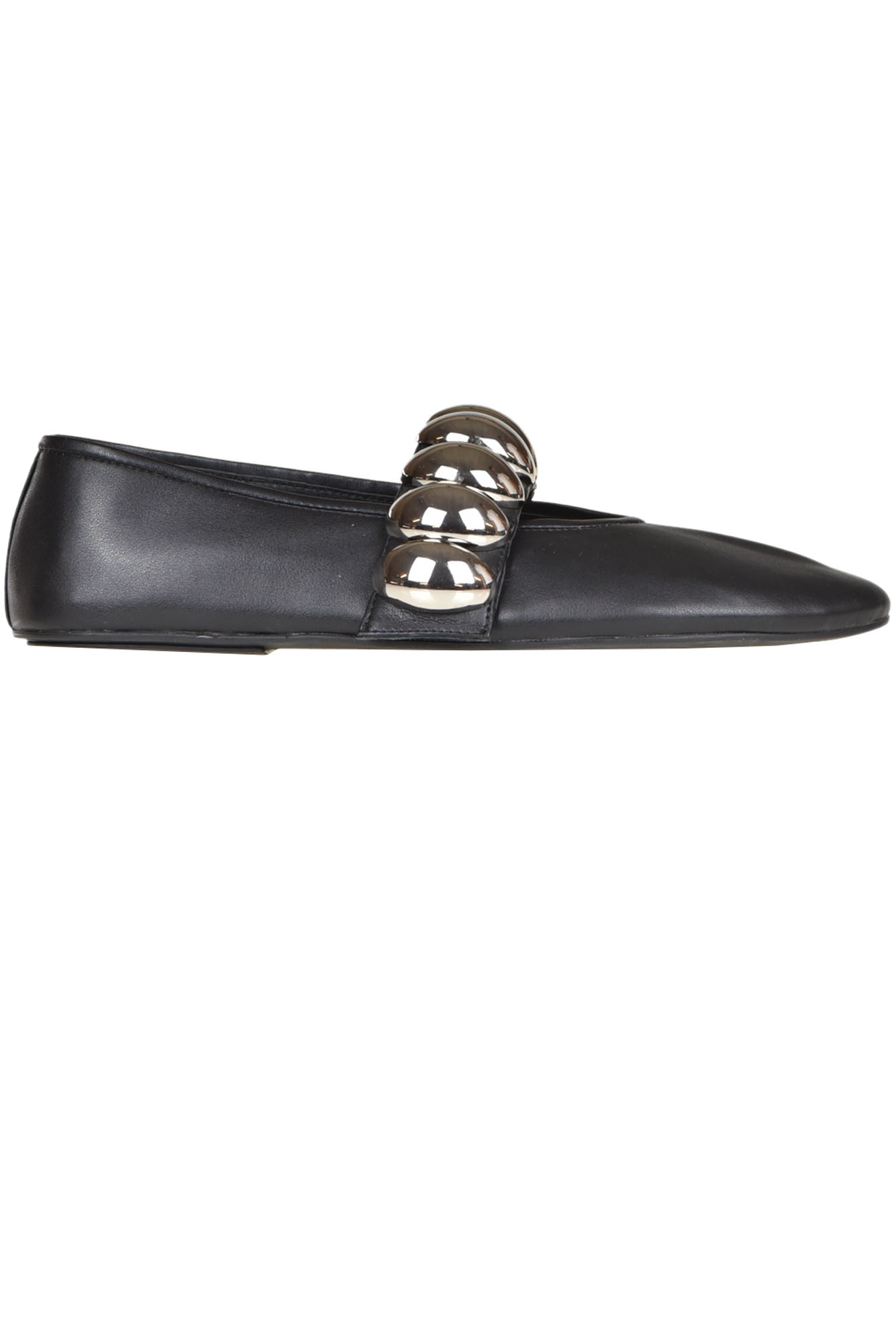 Jeffrey Campbell Ballet Eco-leather Ballerinas In Black