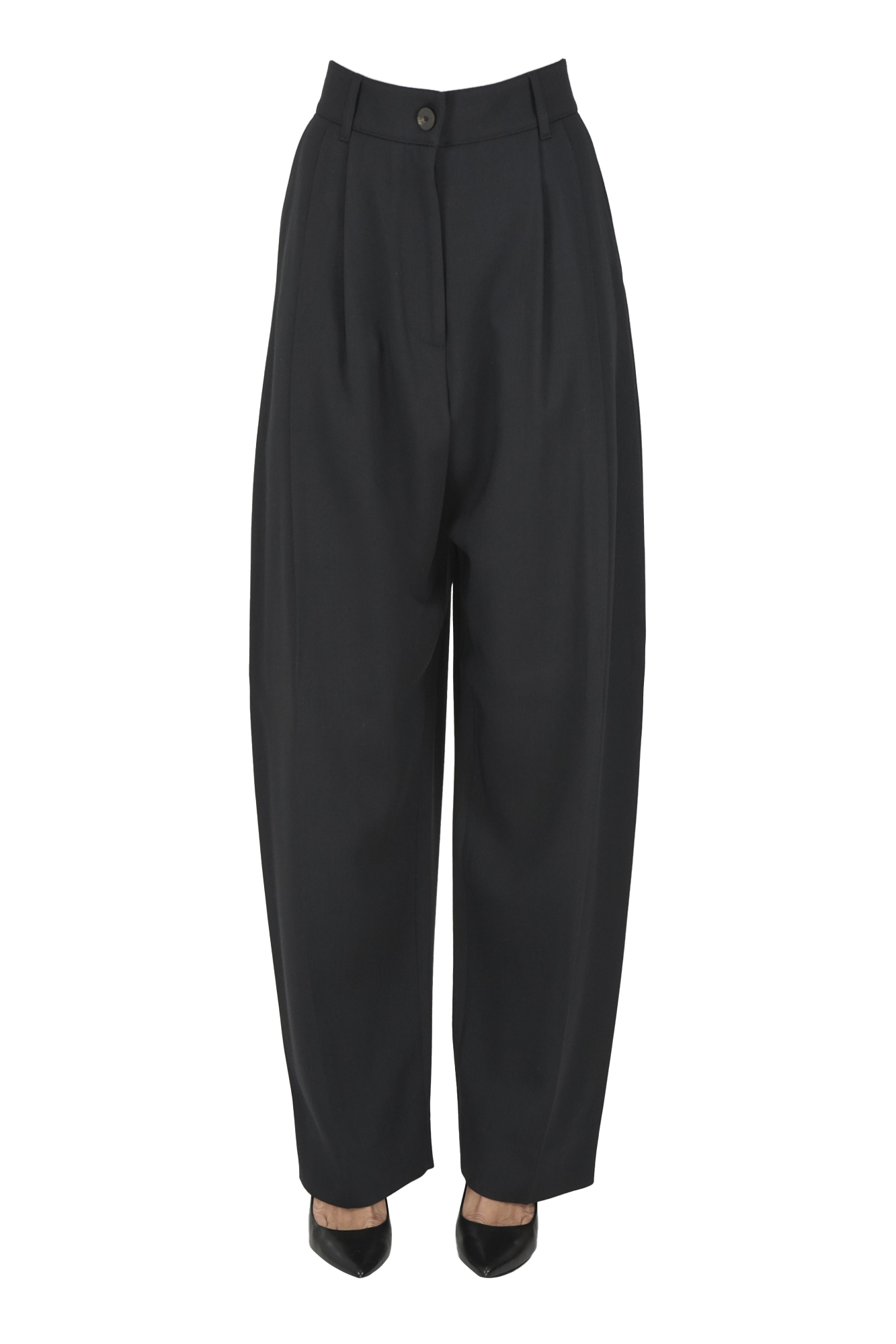 Studio Nicholson Darts Trousers In Black