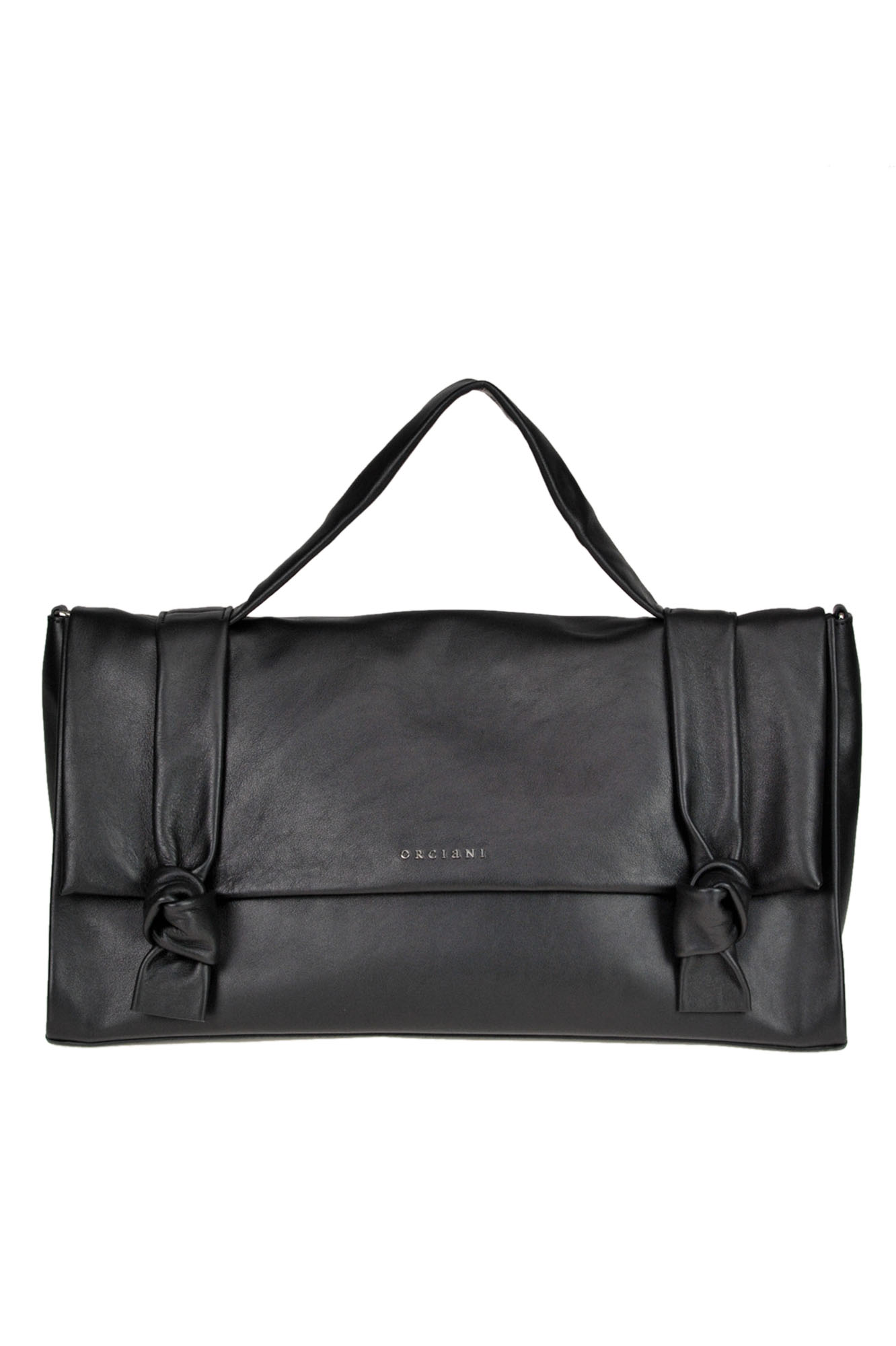 Orciani 'bella' Leather Bag In Black