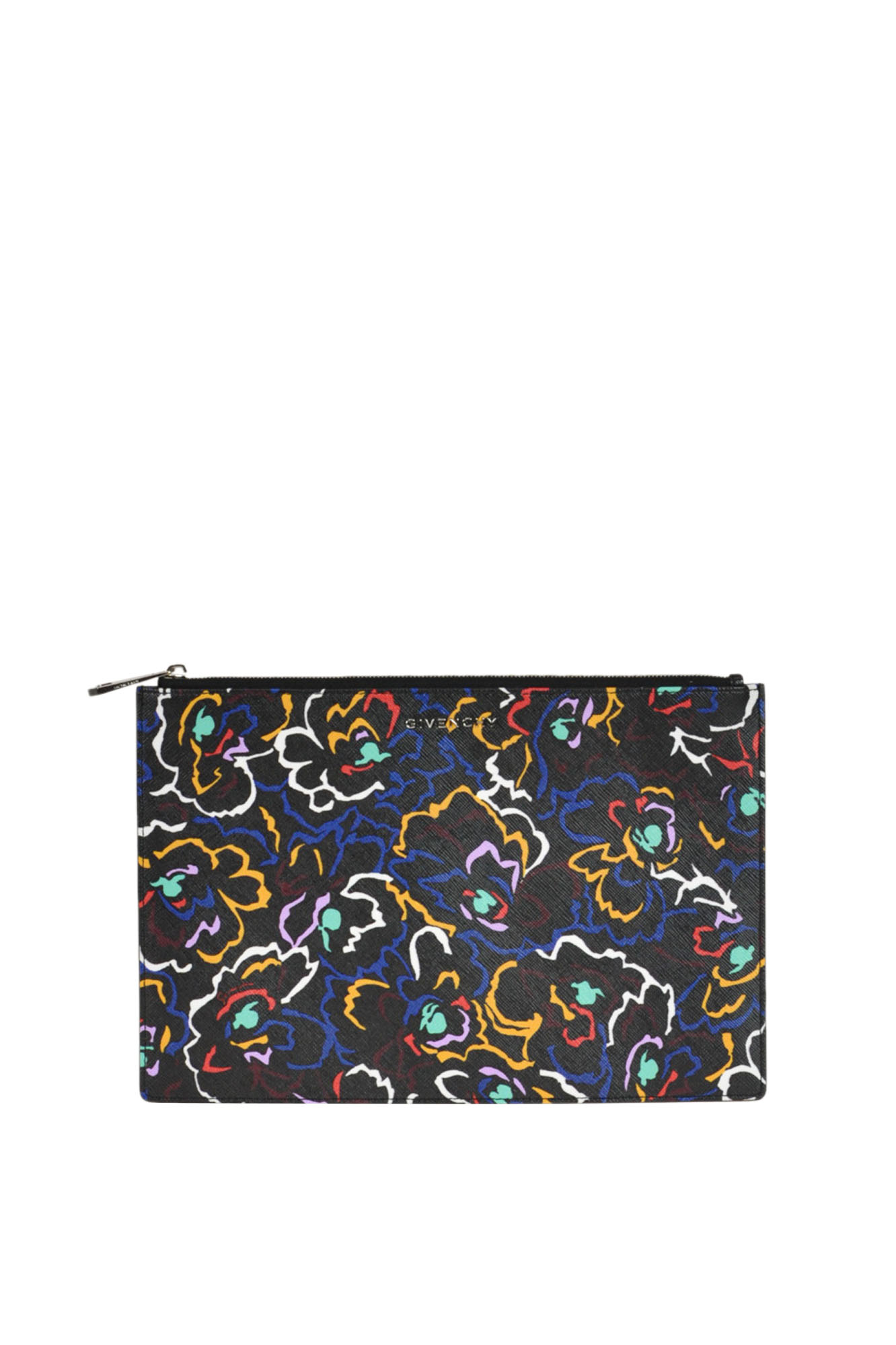 Givenchy 'iconic Print' Pouch In Black