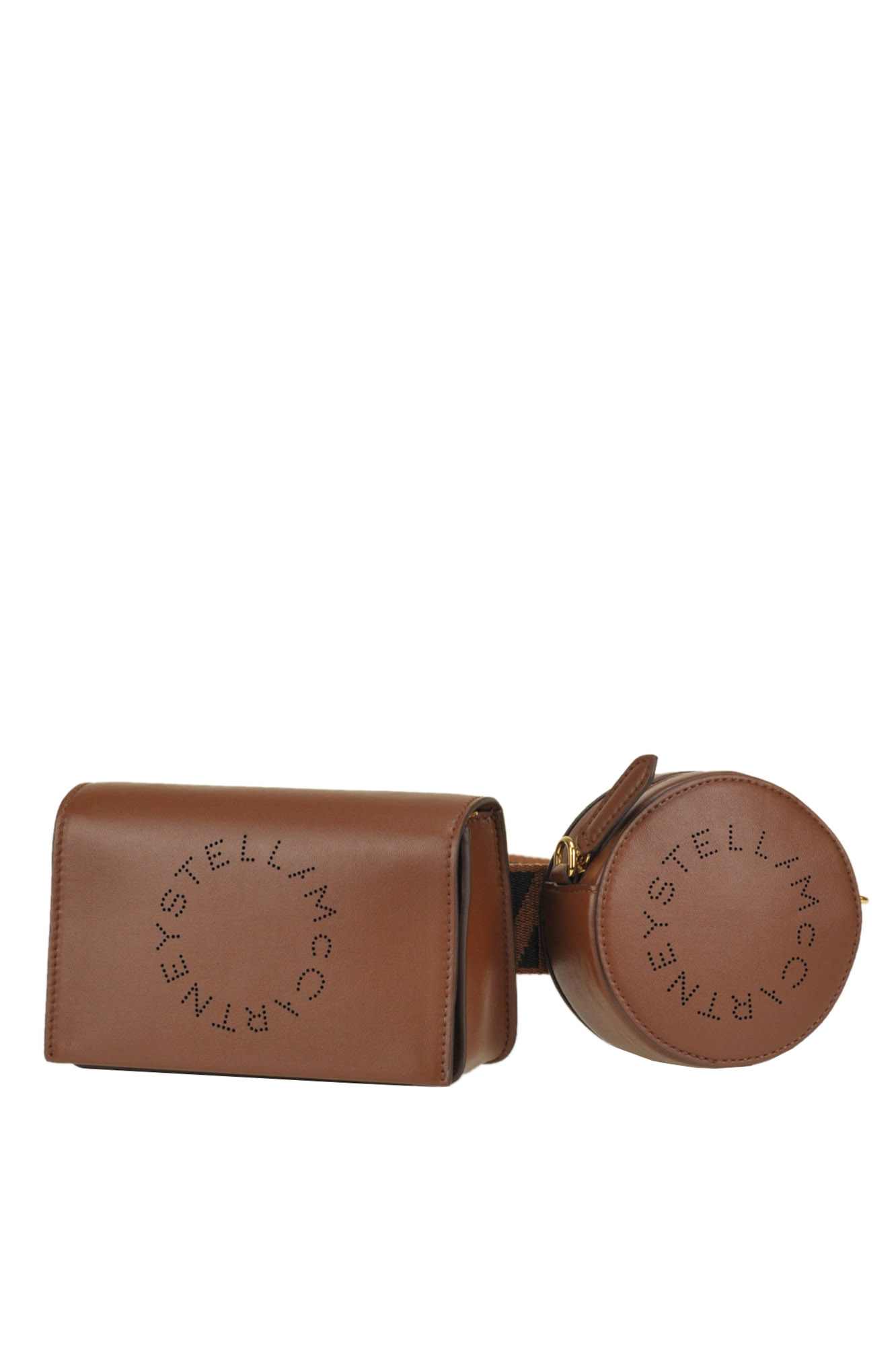 Stella Mccartney Utility Eco-leather Belt Bag In Light Brown