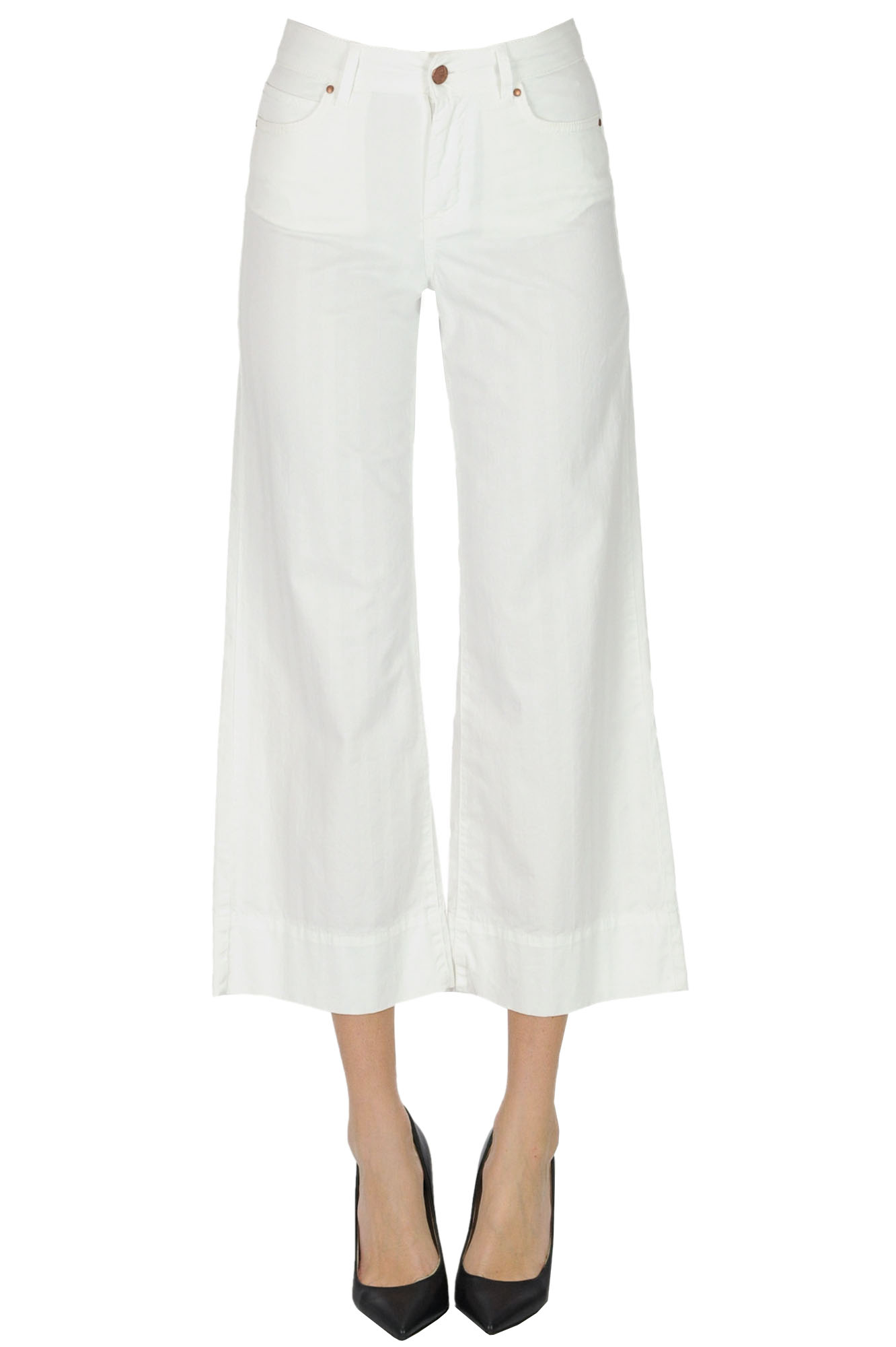 ATELIER CIGALA'S CROPPED COTTON TROUSERS