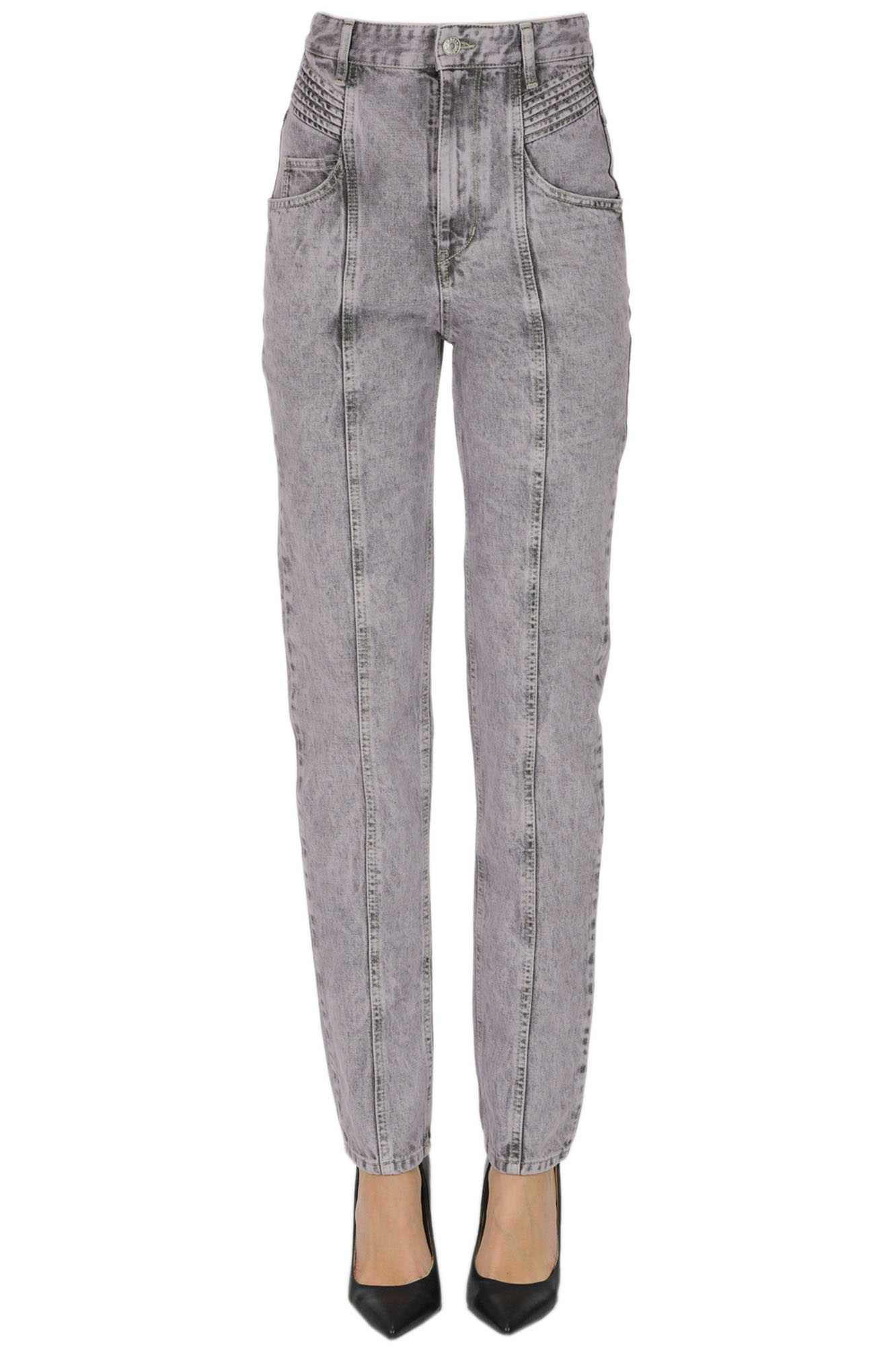 Isabel Marant Étoile Henoya High-rise Straight Jeans In Wisteria