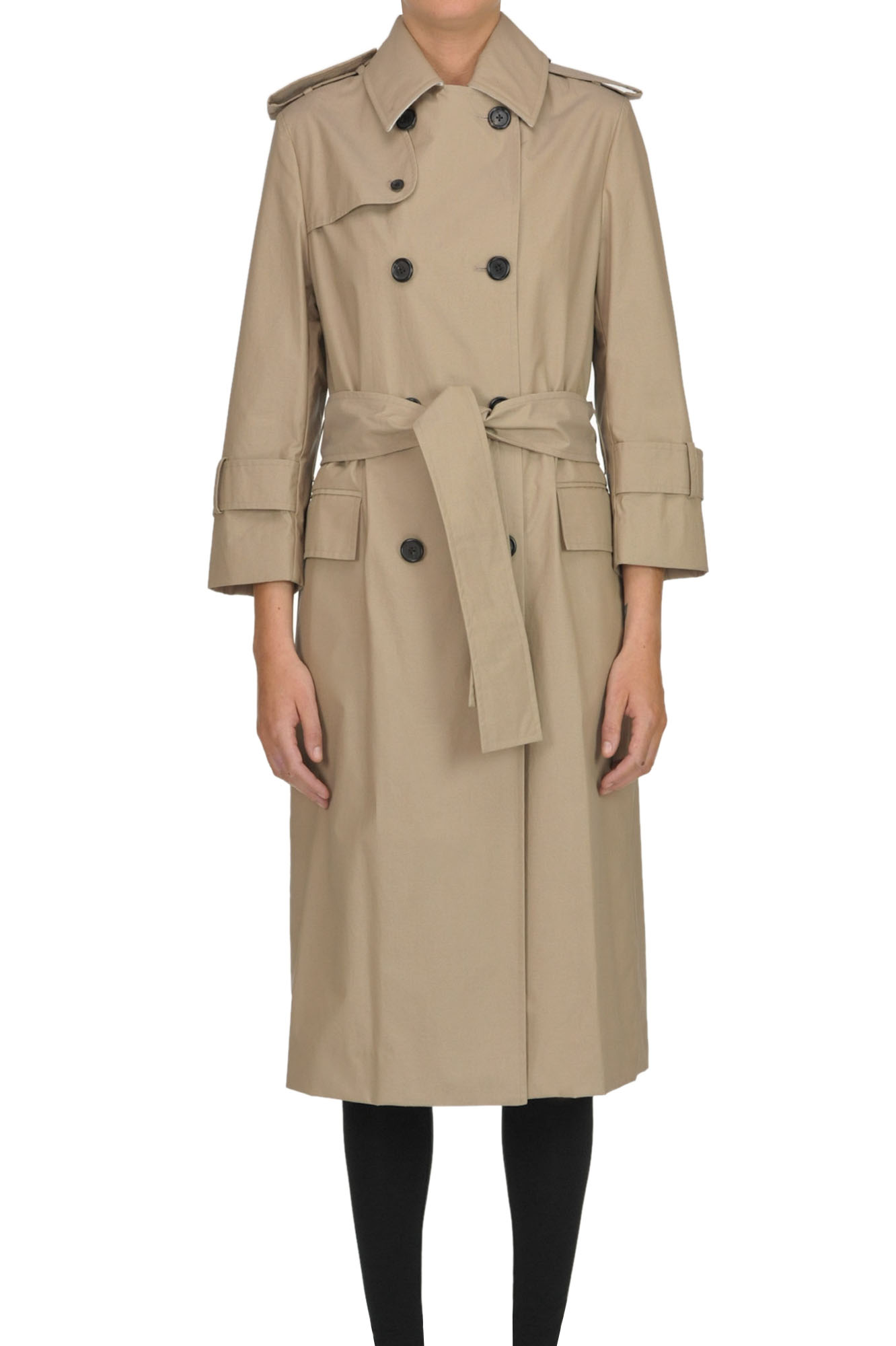 Thom Browne Double-brasted Coat In Camel
