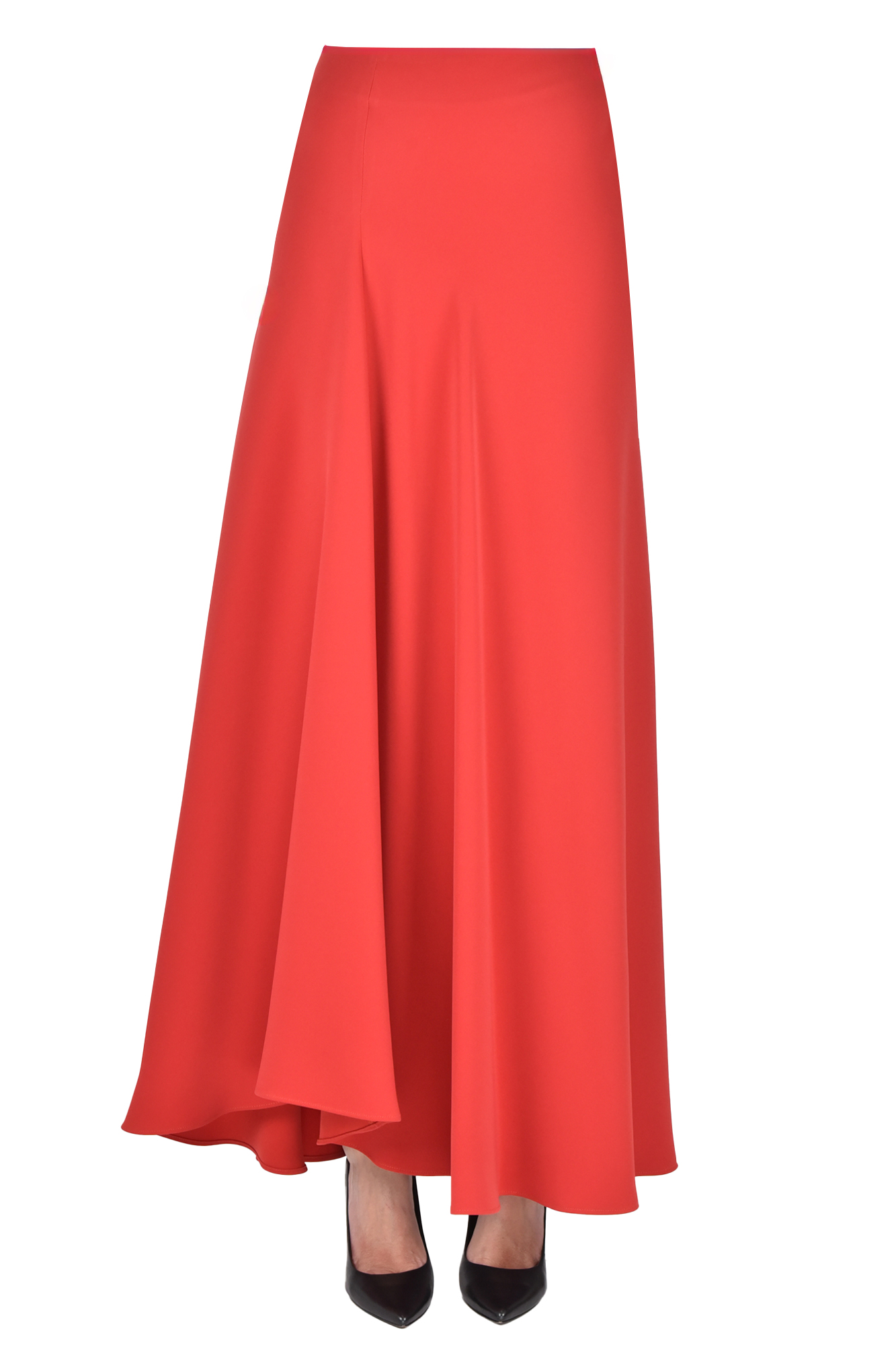 P.a.r.o.s.h Poker Long Skirt In Red