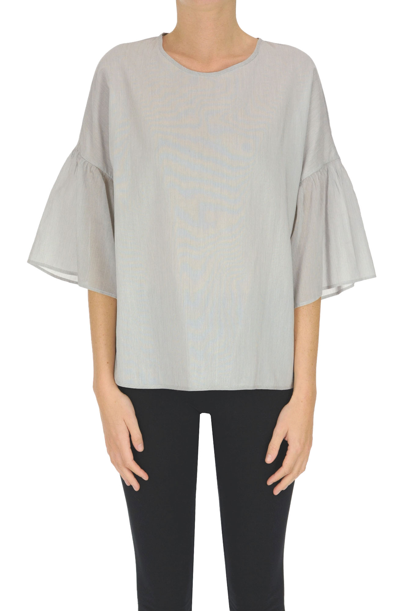 Blusa con micro righe