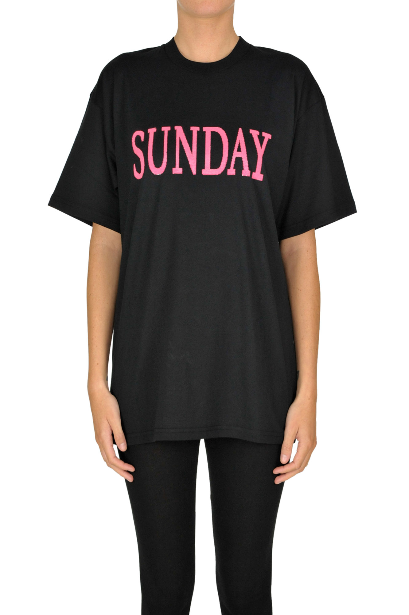 Sunday embellished t-shirt
