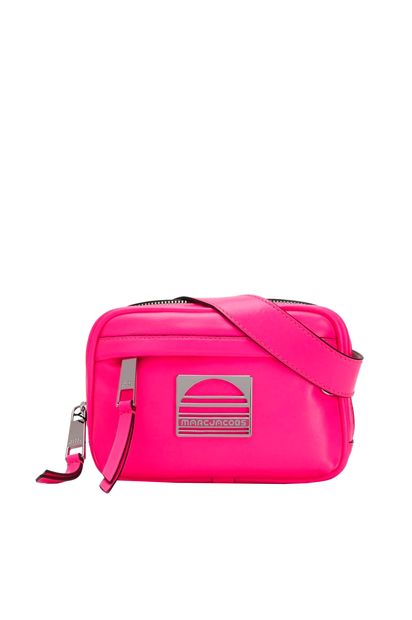 Marc Jacobs Leather Mini Belt Bag In Fuxia