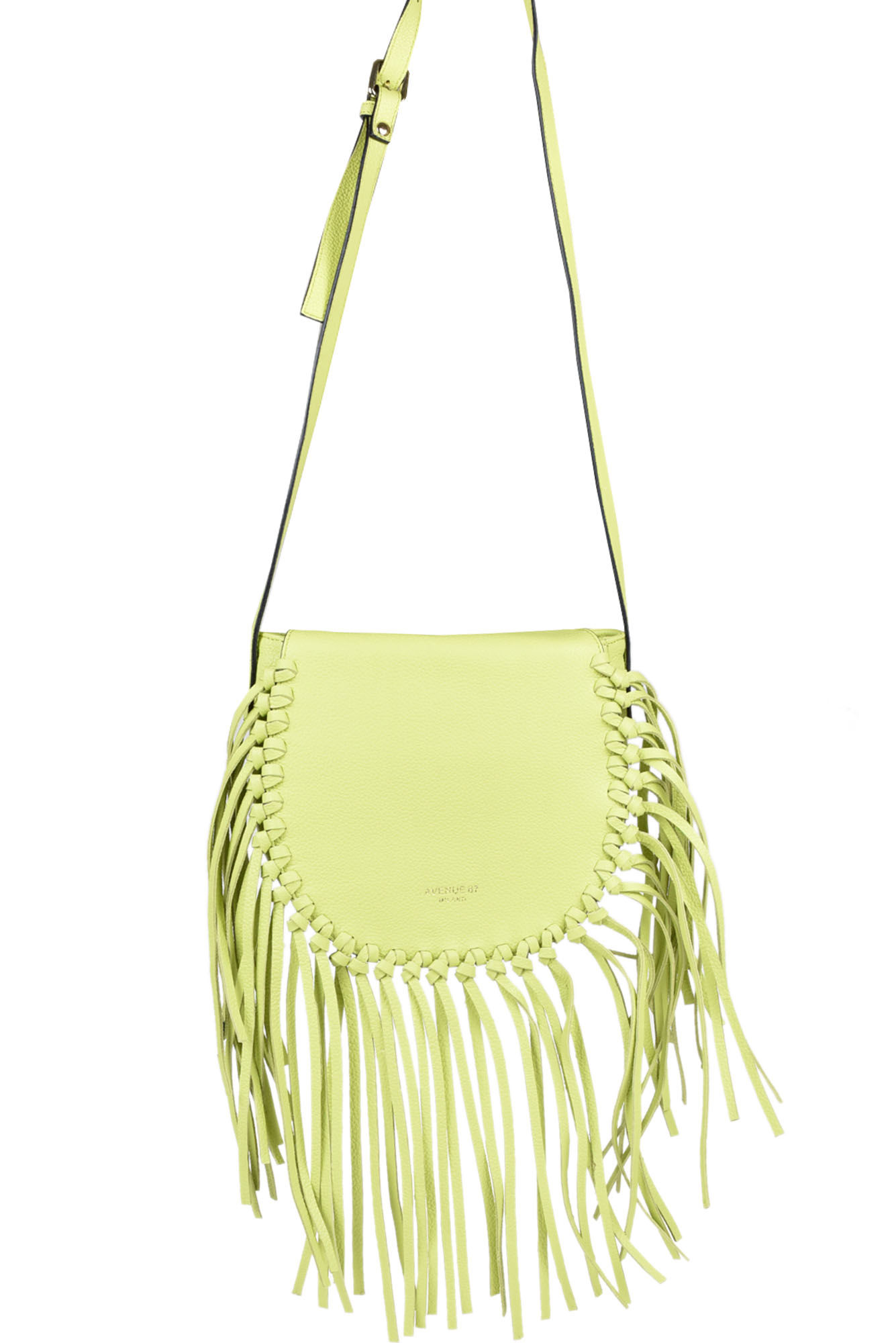Shop Avenue 67 Penelope Shoulder Bag In Yellow