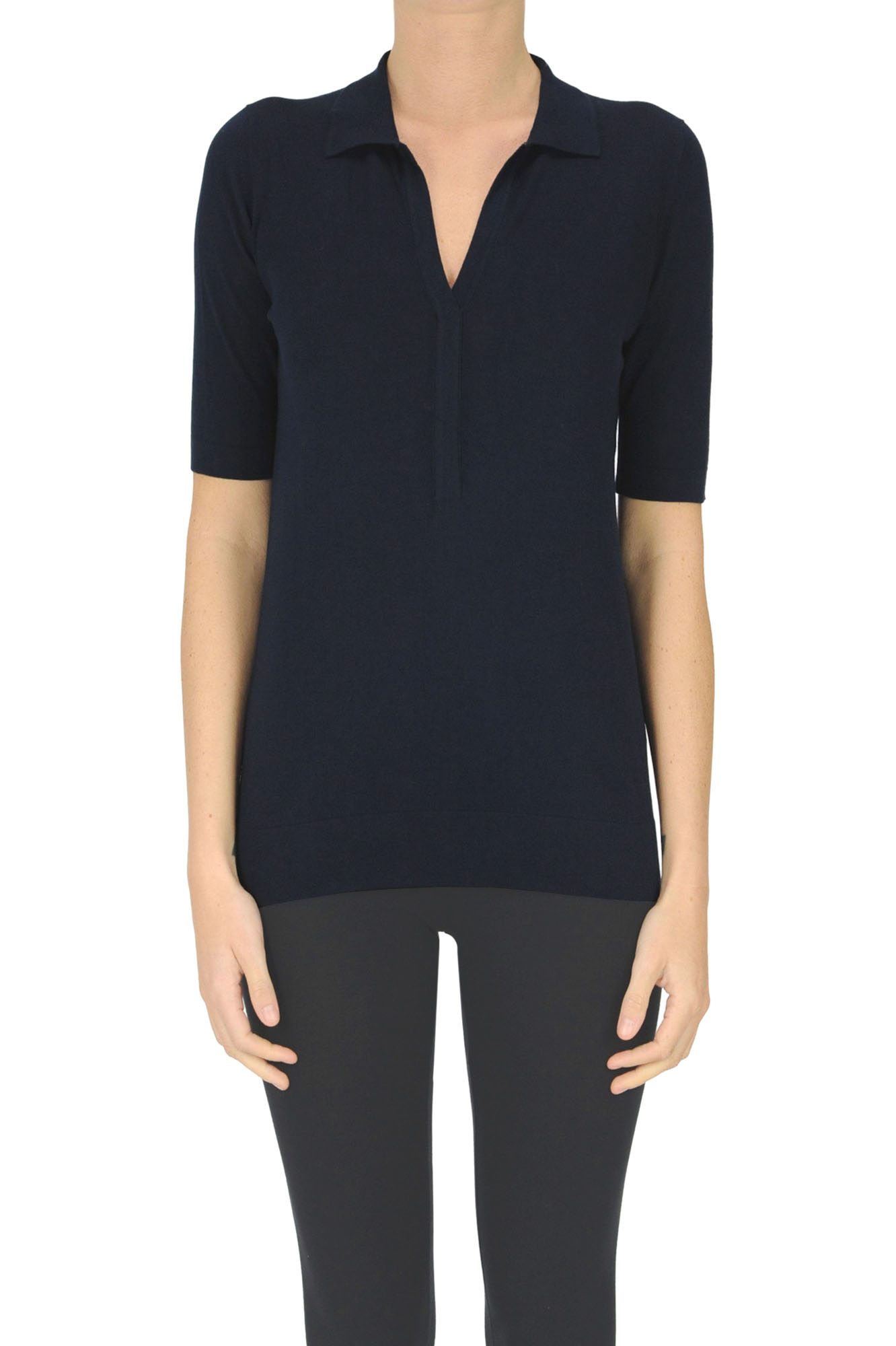 Polo in maglia di cotone