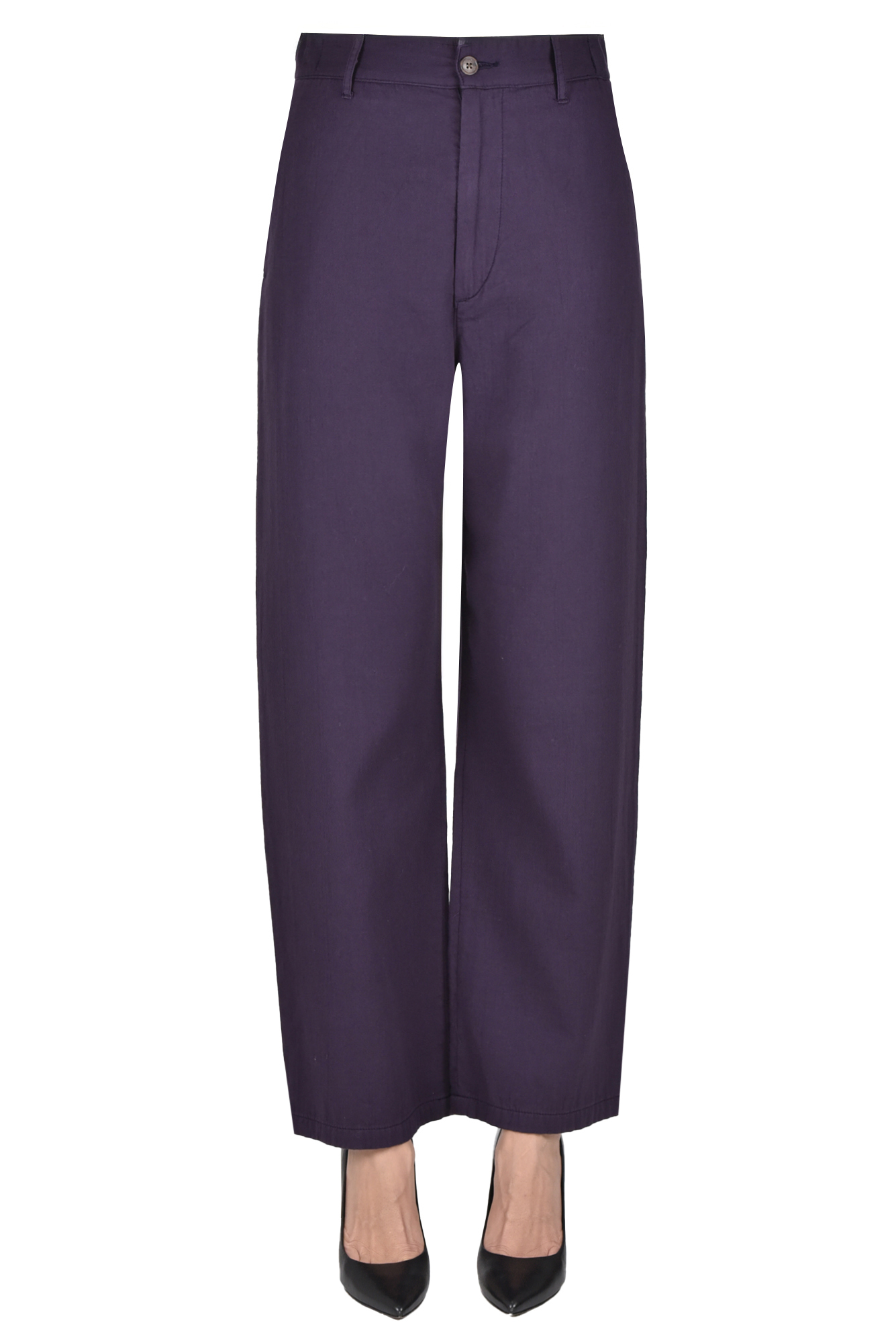 Mythinks Wide Leg Trousers In Purple