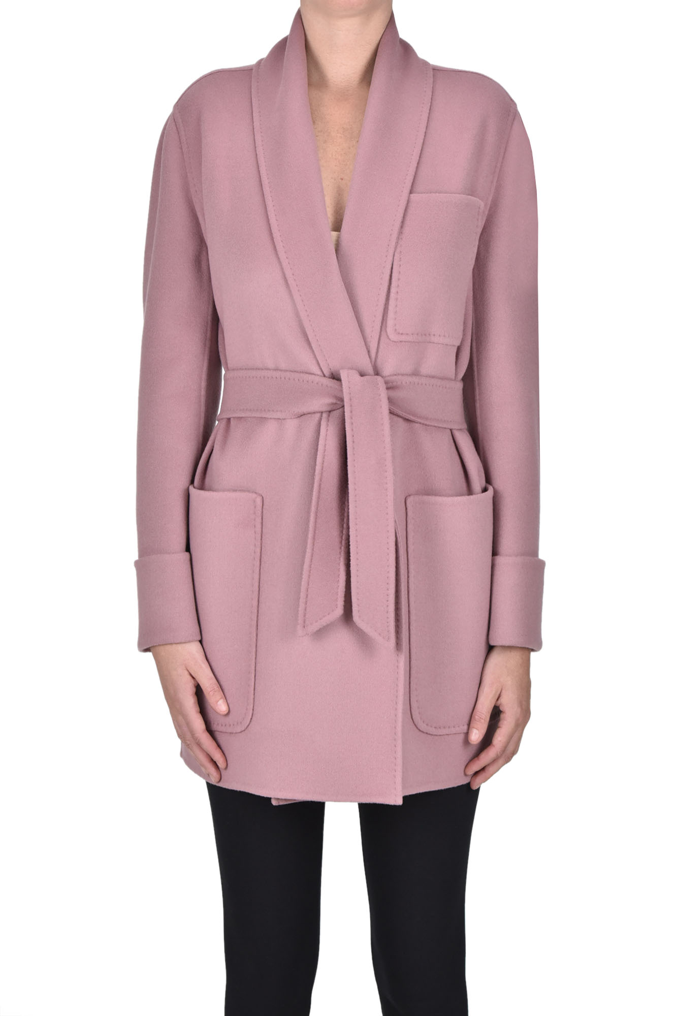 Max Mara Ughetta Coats In Purple
