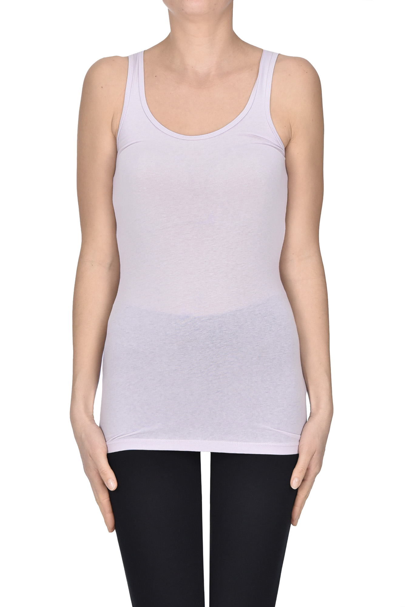 JAMES PERSE STRETCH COTTON TANK TOP