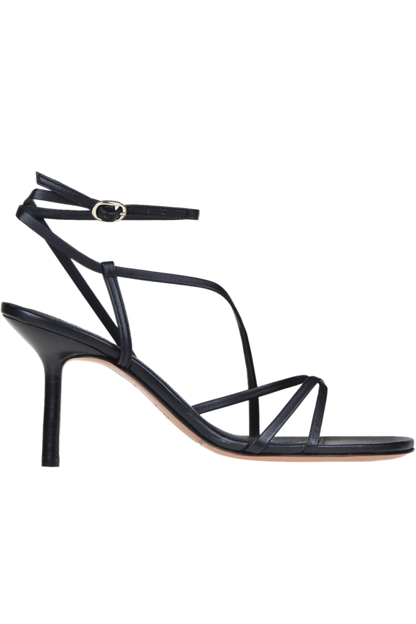 Ba&sh Calliope Leather Sandals In Black