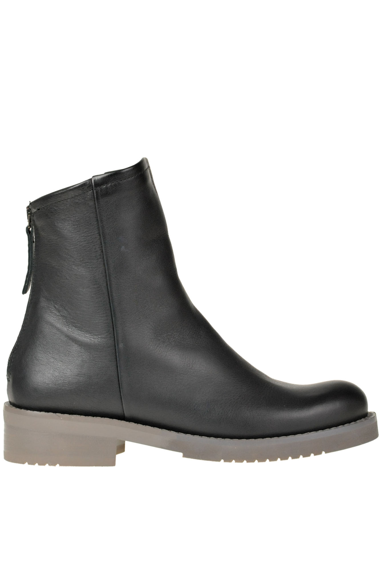 Shop Maliparmi Leather Ankle Boots In Black