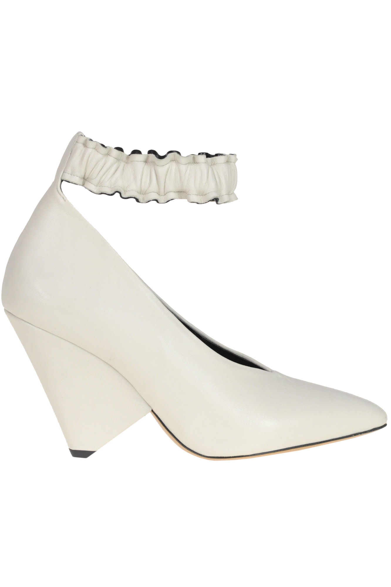 Isabel Marant Leather Pumps In White