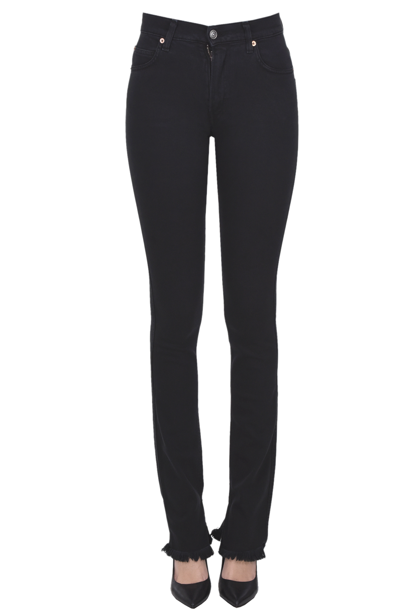 Haikure Sherry Bull Jeans In Black