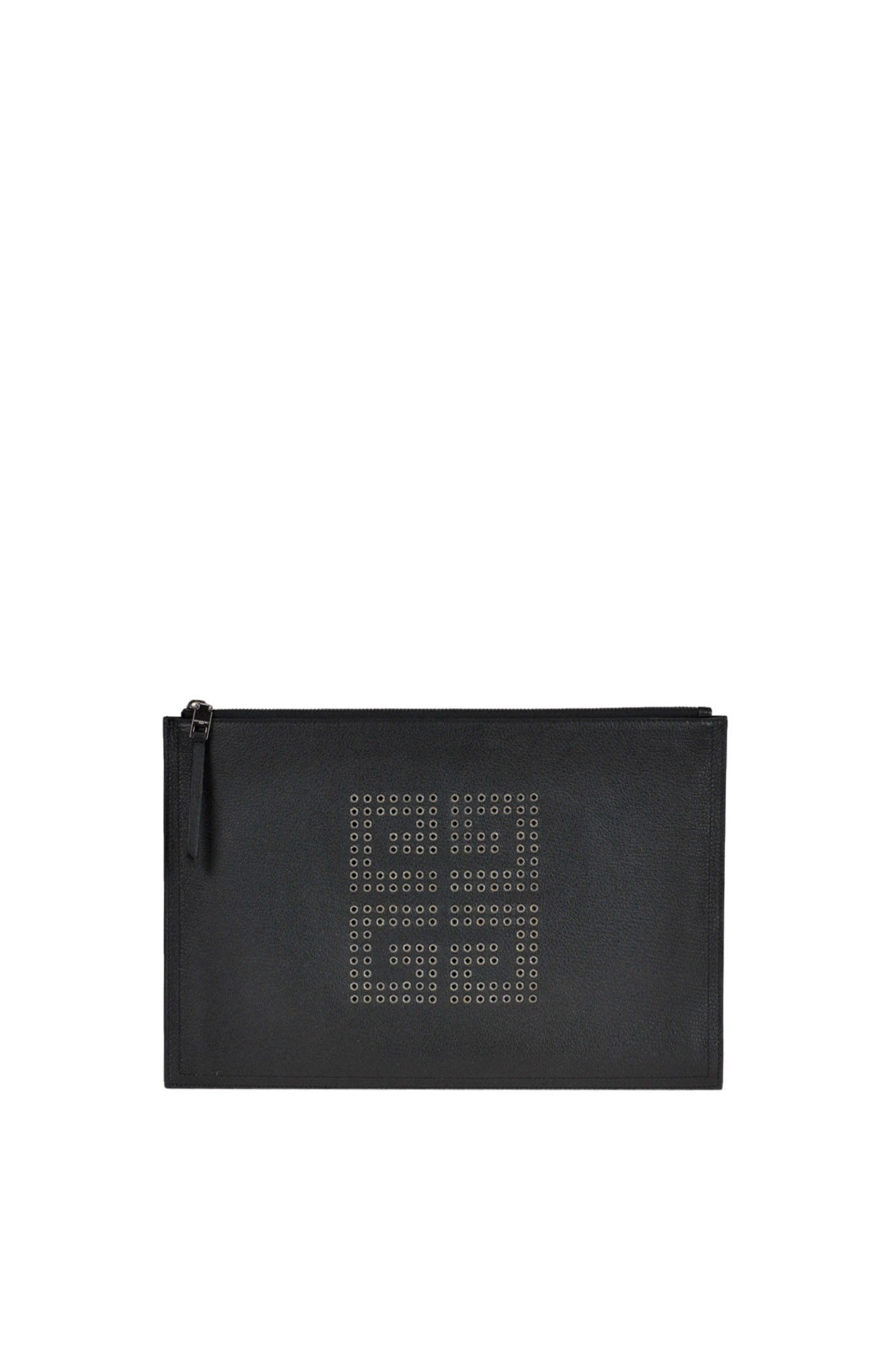 Givenchy Emblem Large Pouch In Black