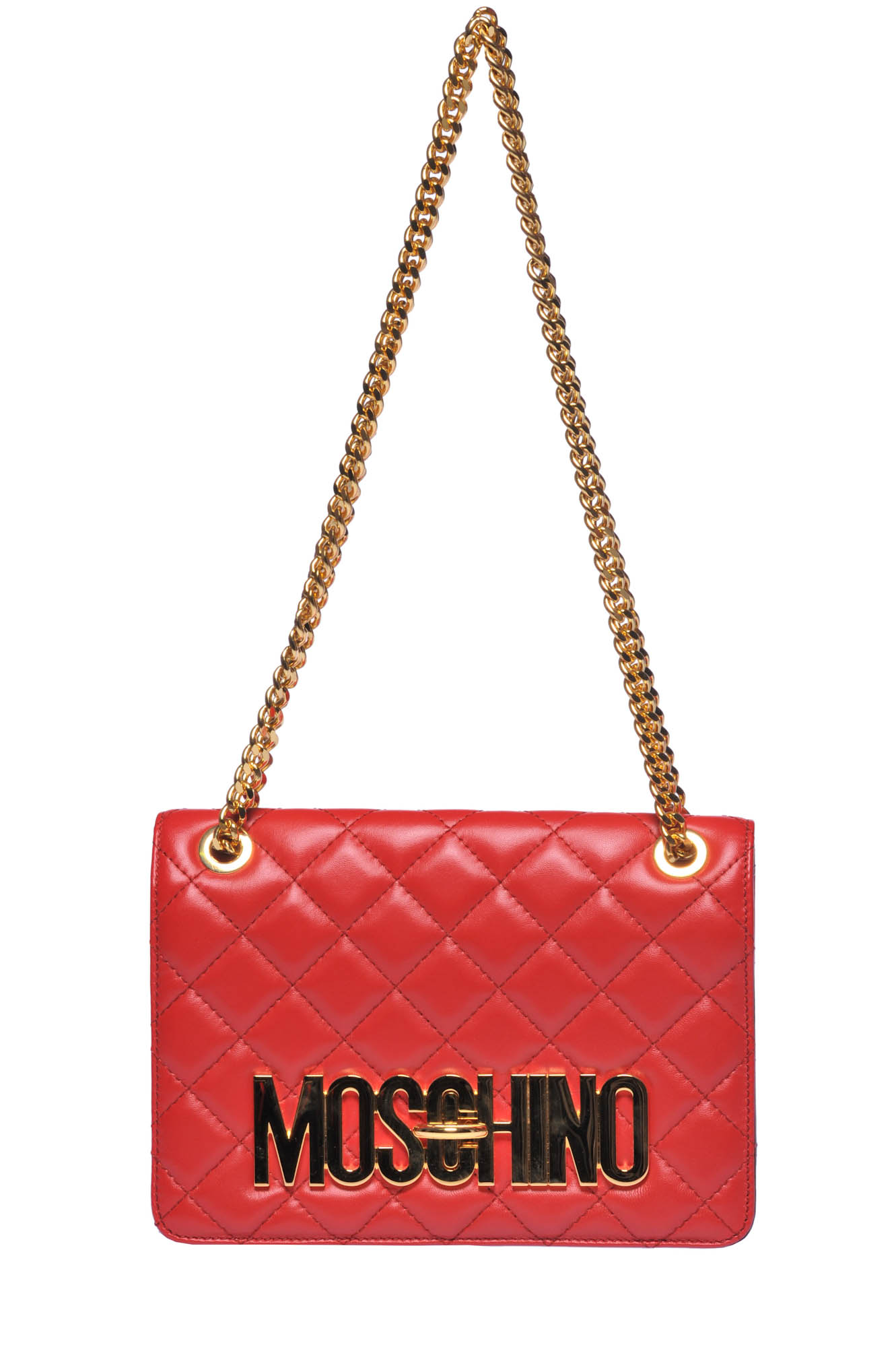 Moschino Couture Quilted leather shoulder bag - Buy online on Glamest ...