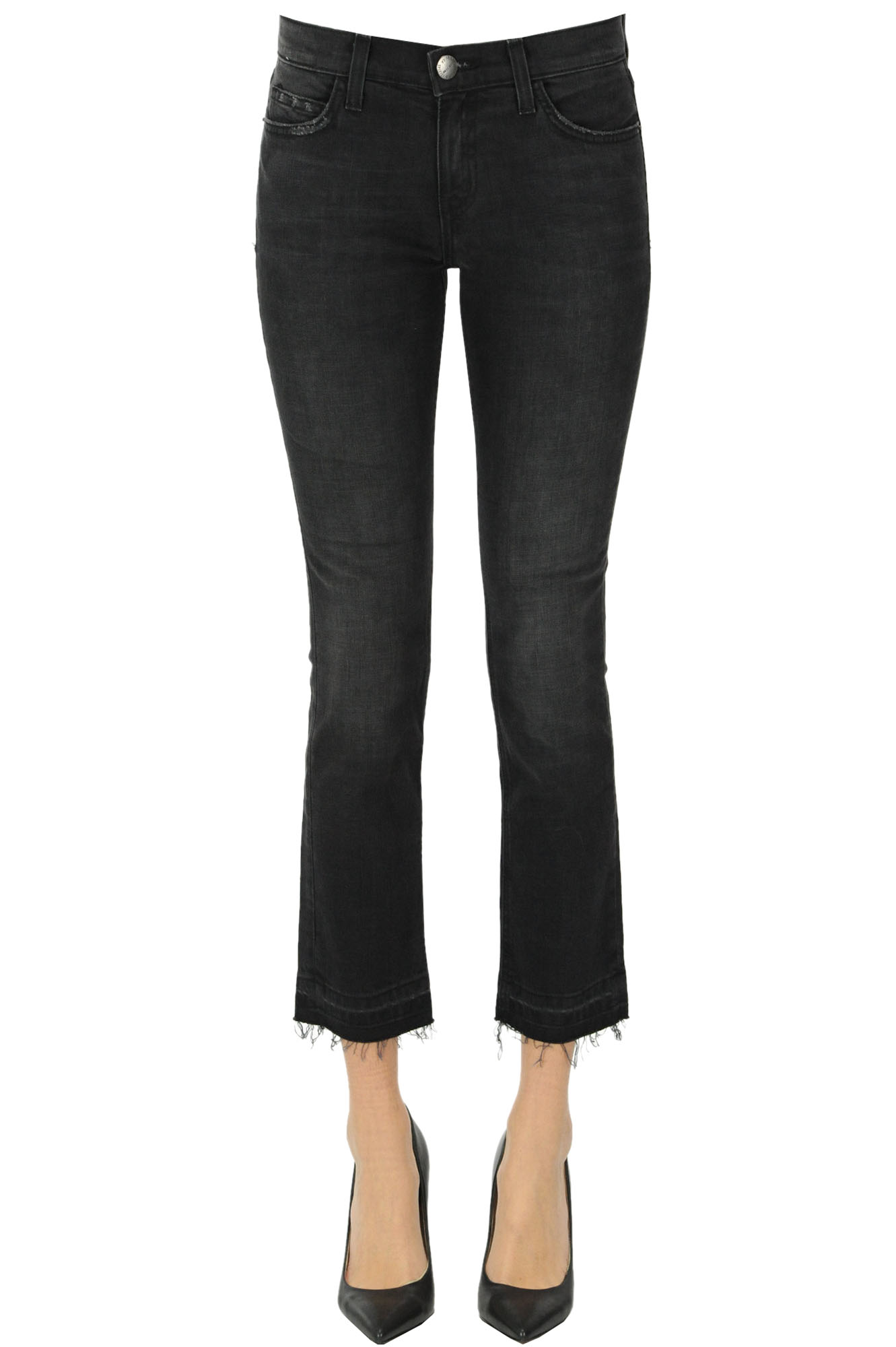 CURRENT ELLIOTT CROPPED  JEANS
