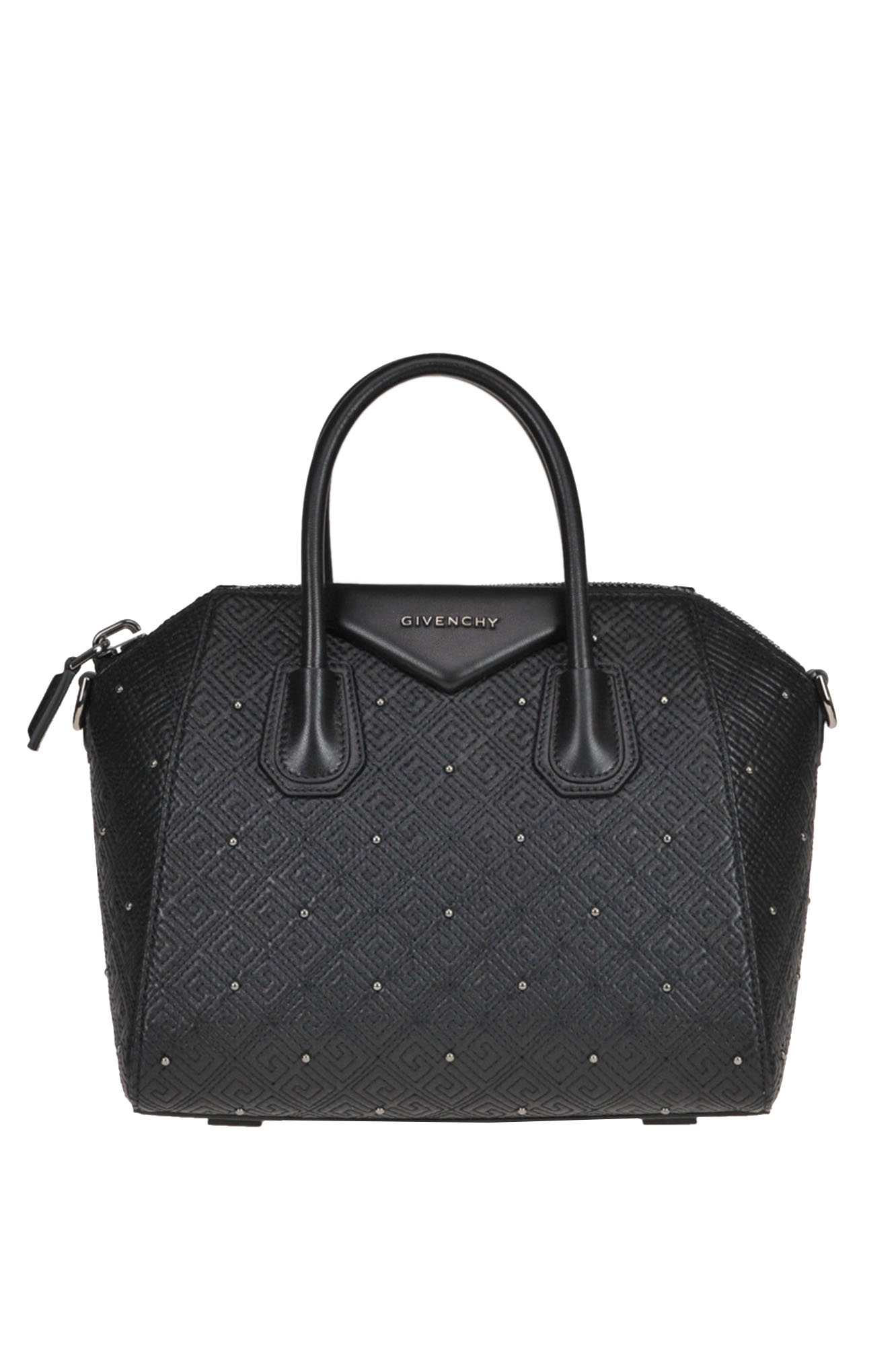 Givenchy Embellished Antigona Leather Bag In Black
