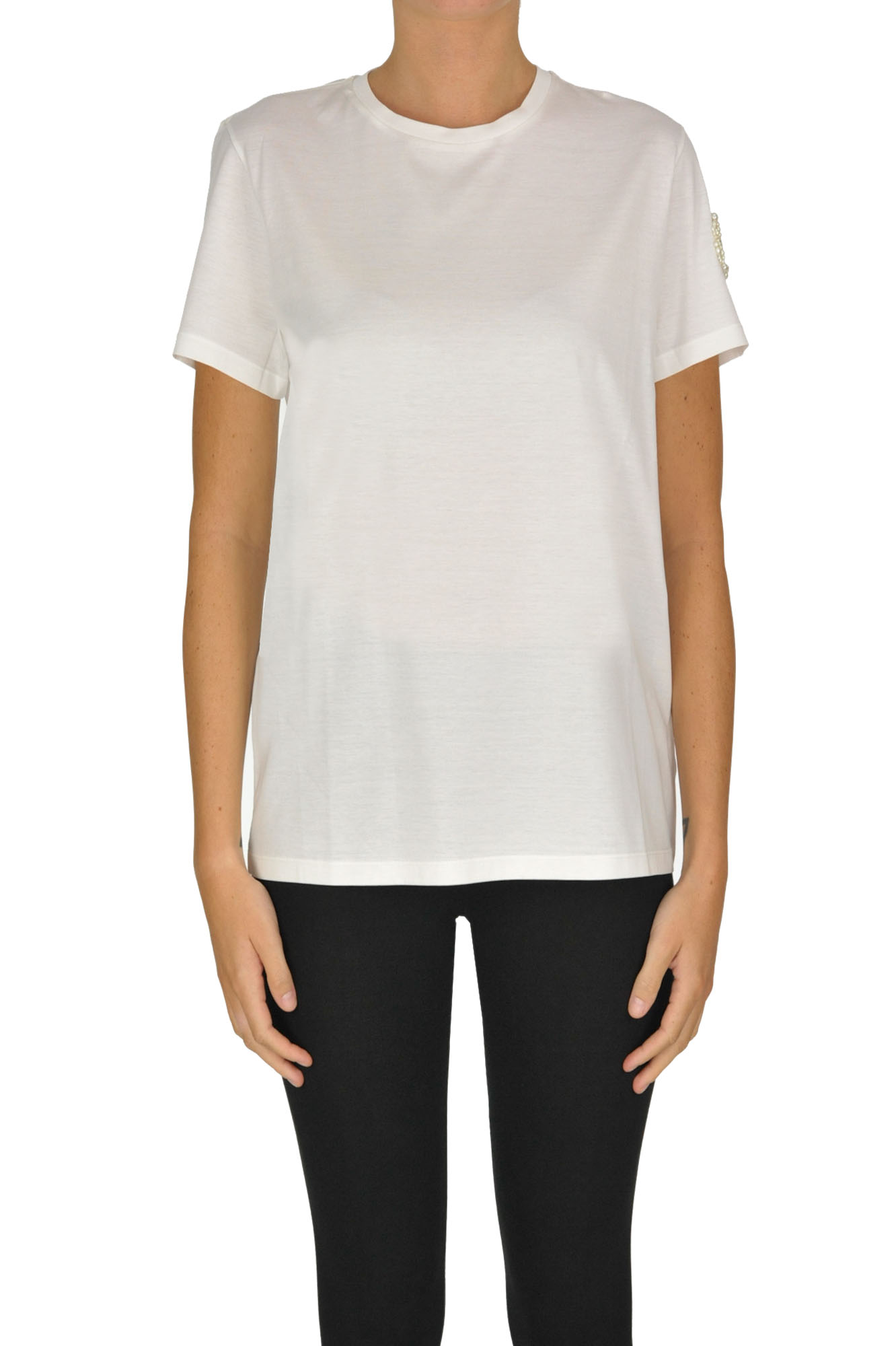 Moncler 4 Simone Rocha Cotton-t-shirt In White