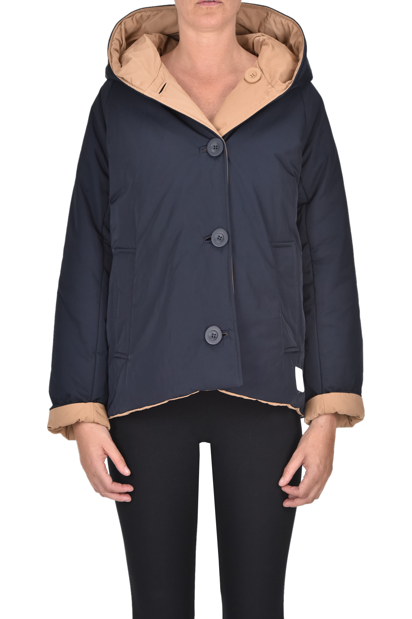 Oof Wear Reversible Eco-friendly Down Jacket In Blue