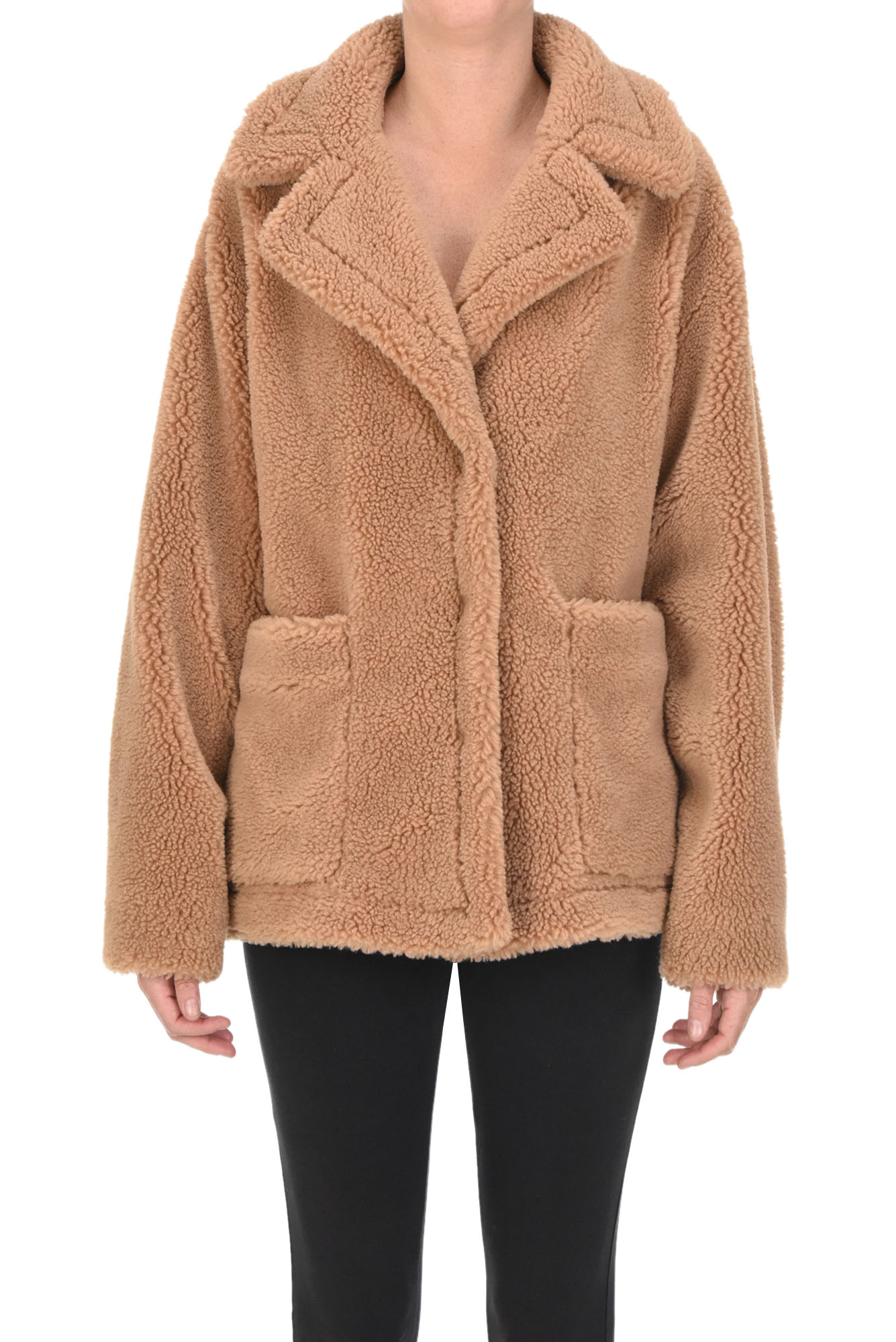 STAND STUDIO MARINA TEDDY FUR JACKET