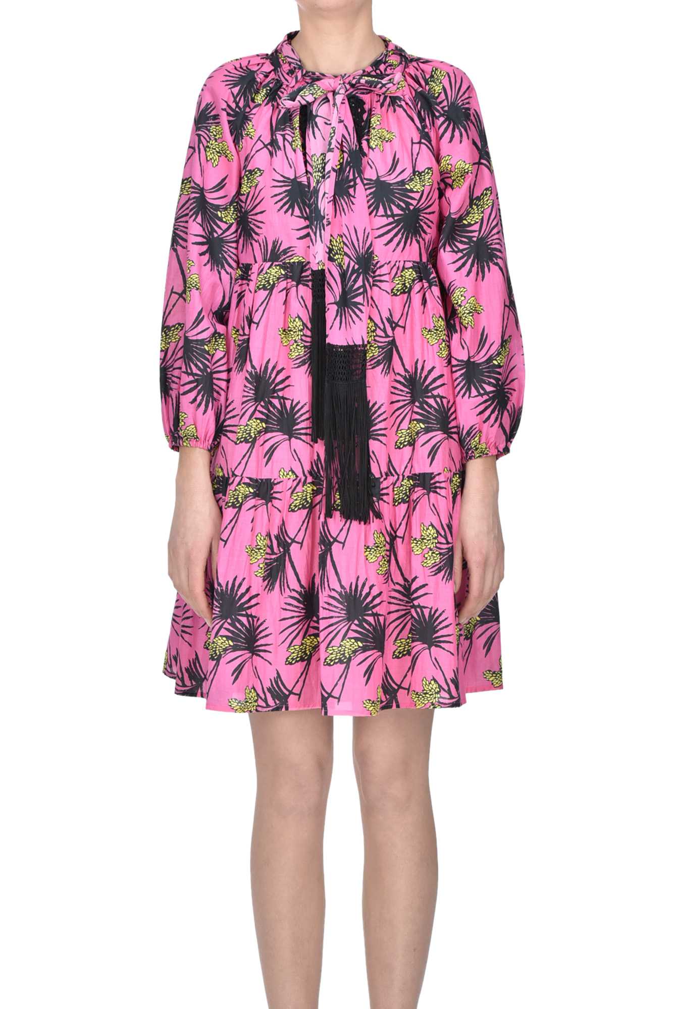 Anjuna Cover-up Dress In Dark Pink