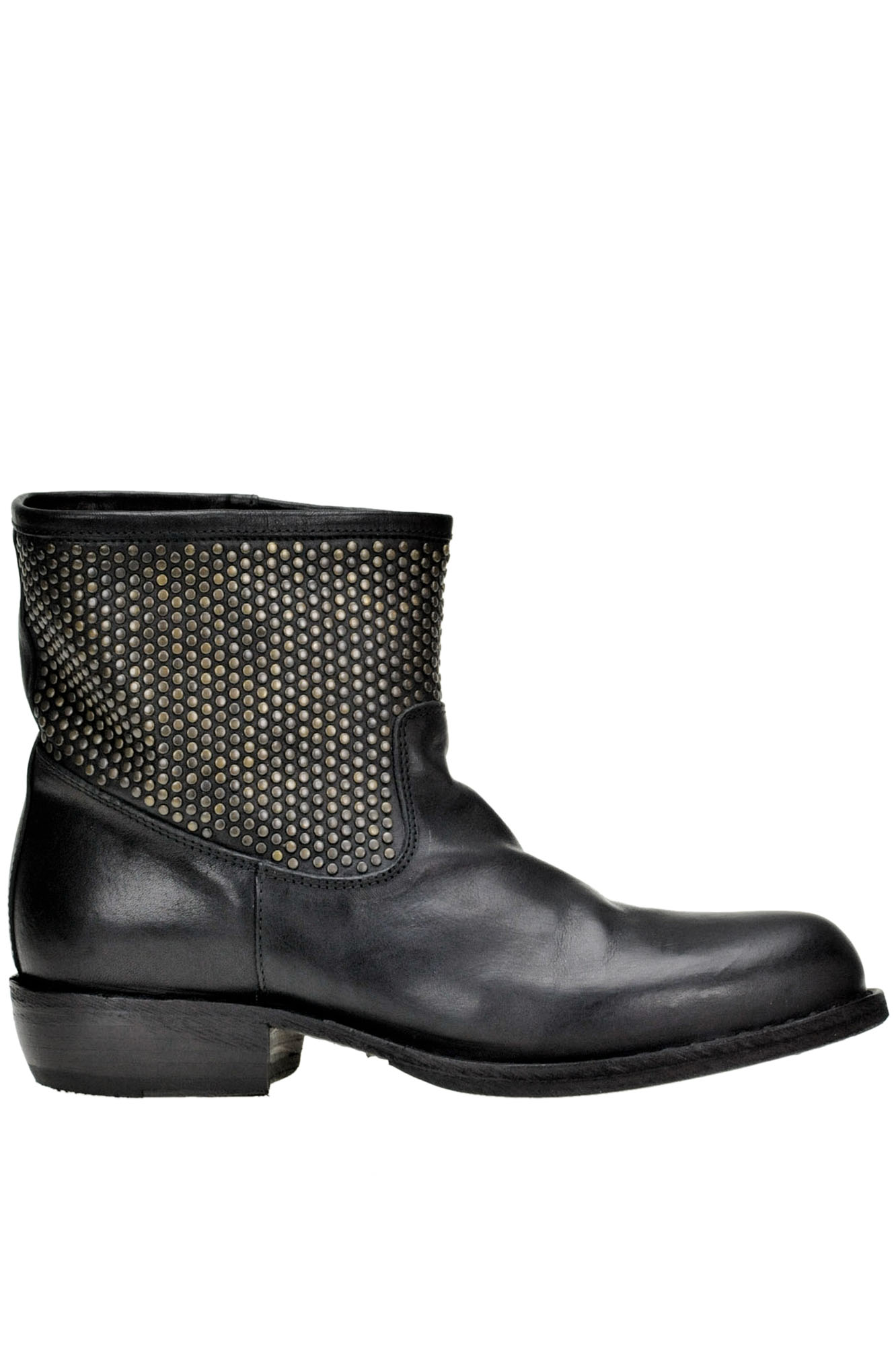 Fiorentini + Baker Calu Studded Leather Boots In Black