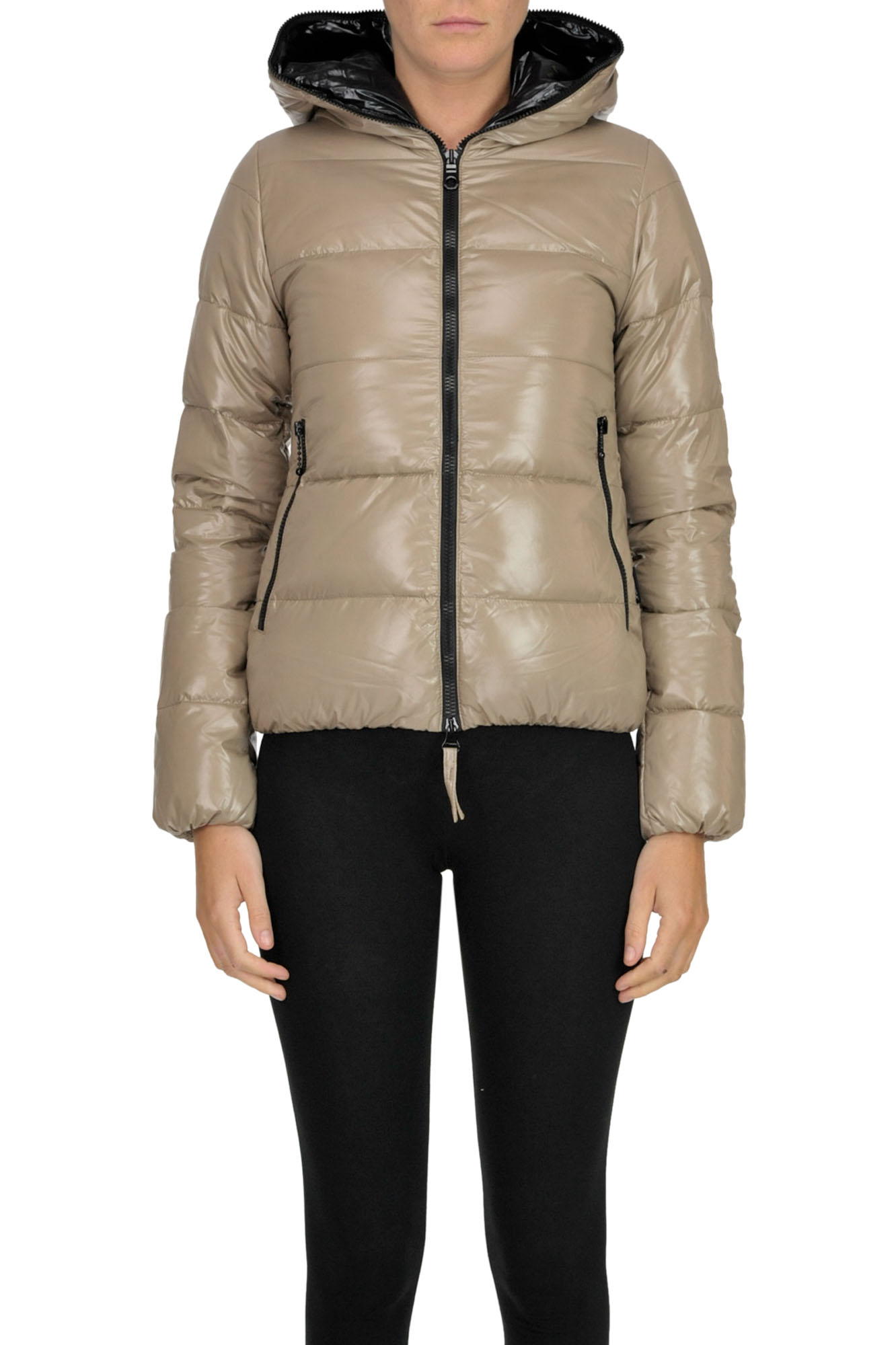 Duvetica Quilted Down Jacket In Dove-grey