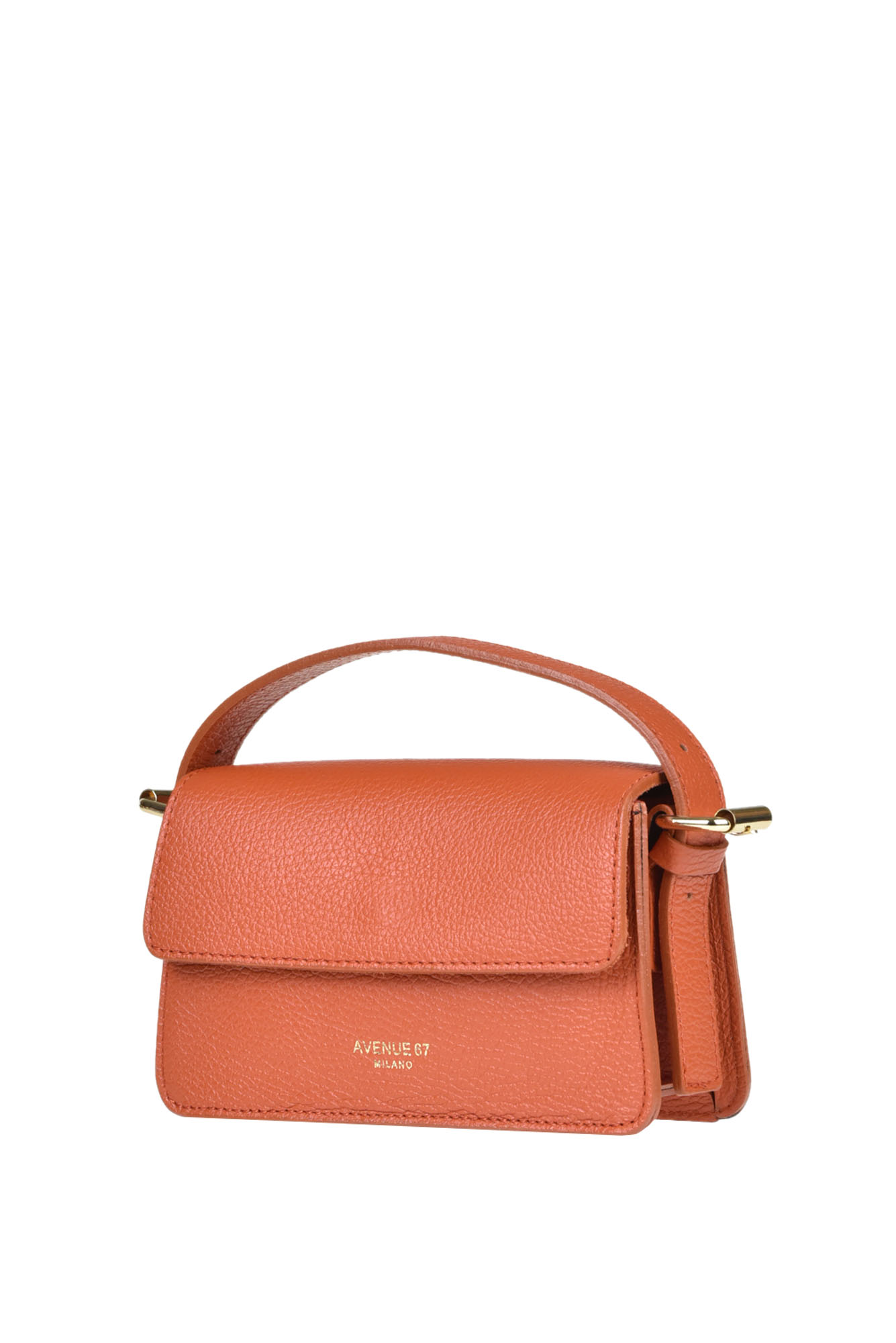 Shop Avenue 67 Tamara Mini Shoulder Bag In Orange