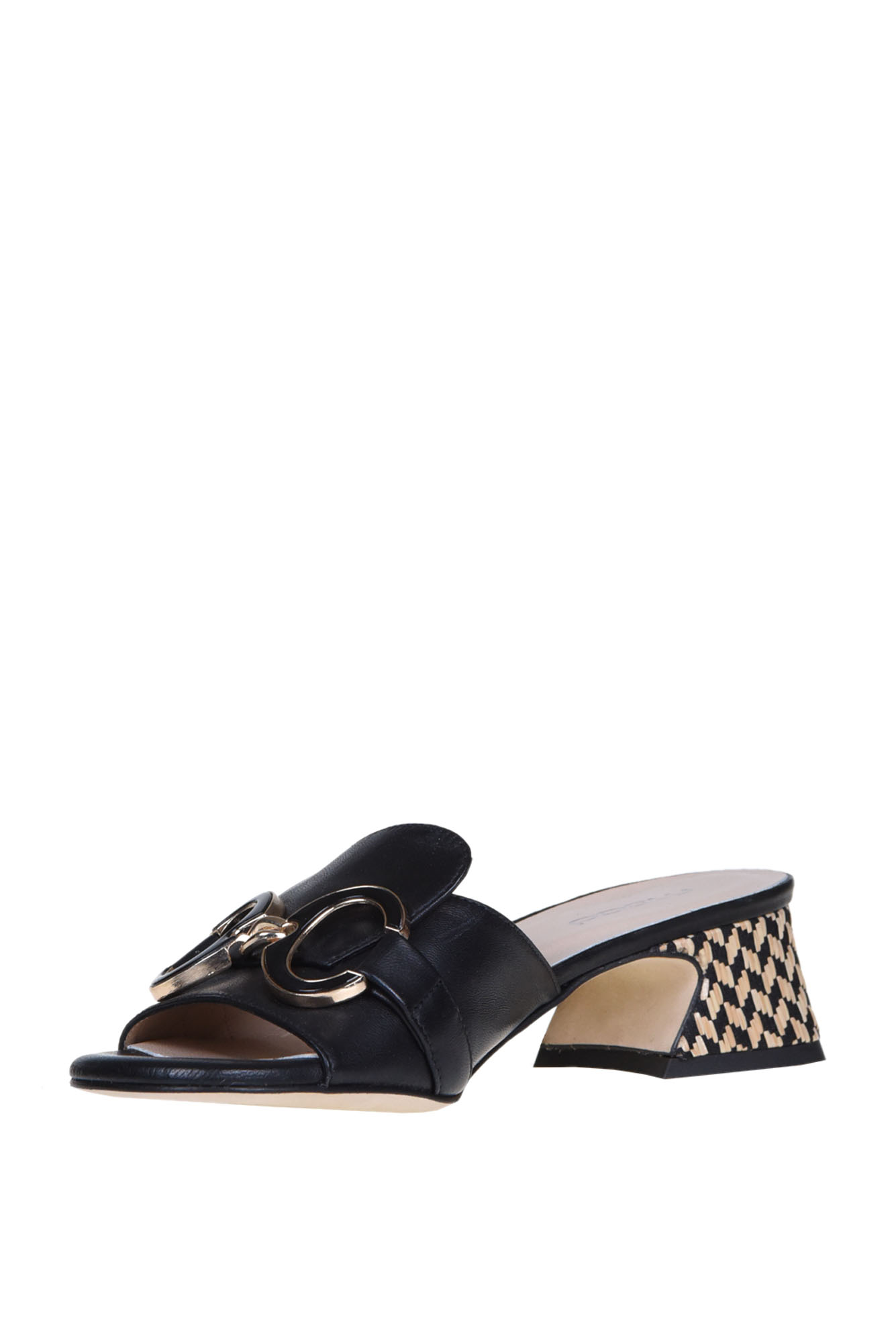 Shop Mood Leather Mules In Black