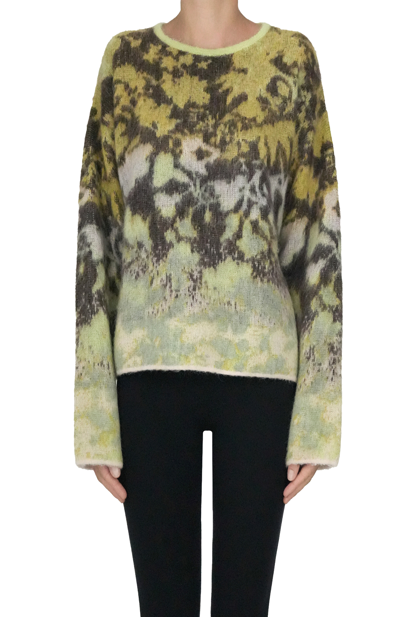 Forte Forte Printed Jacquard Knit Pullover In Multi