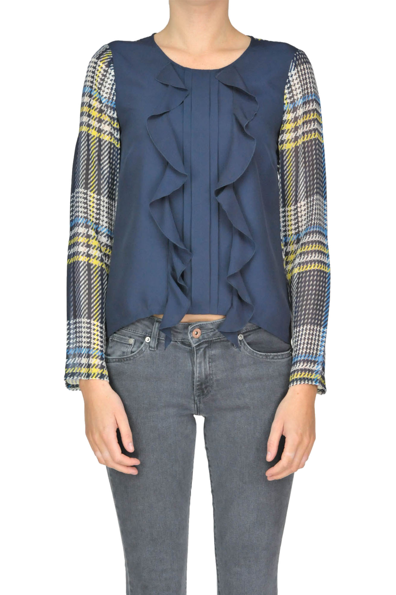 Patrizia Pepe Crepe blouse - Buy online on Glamest Fashion Outlet ...