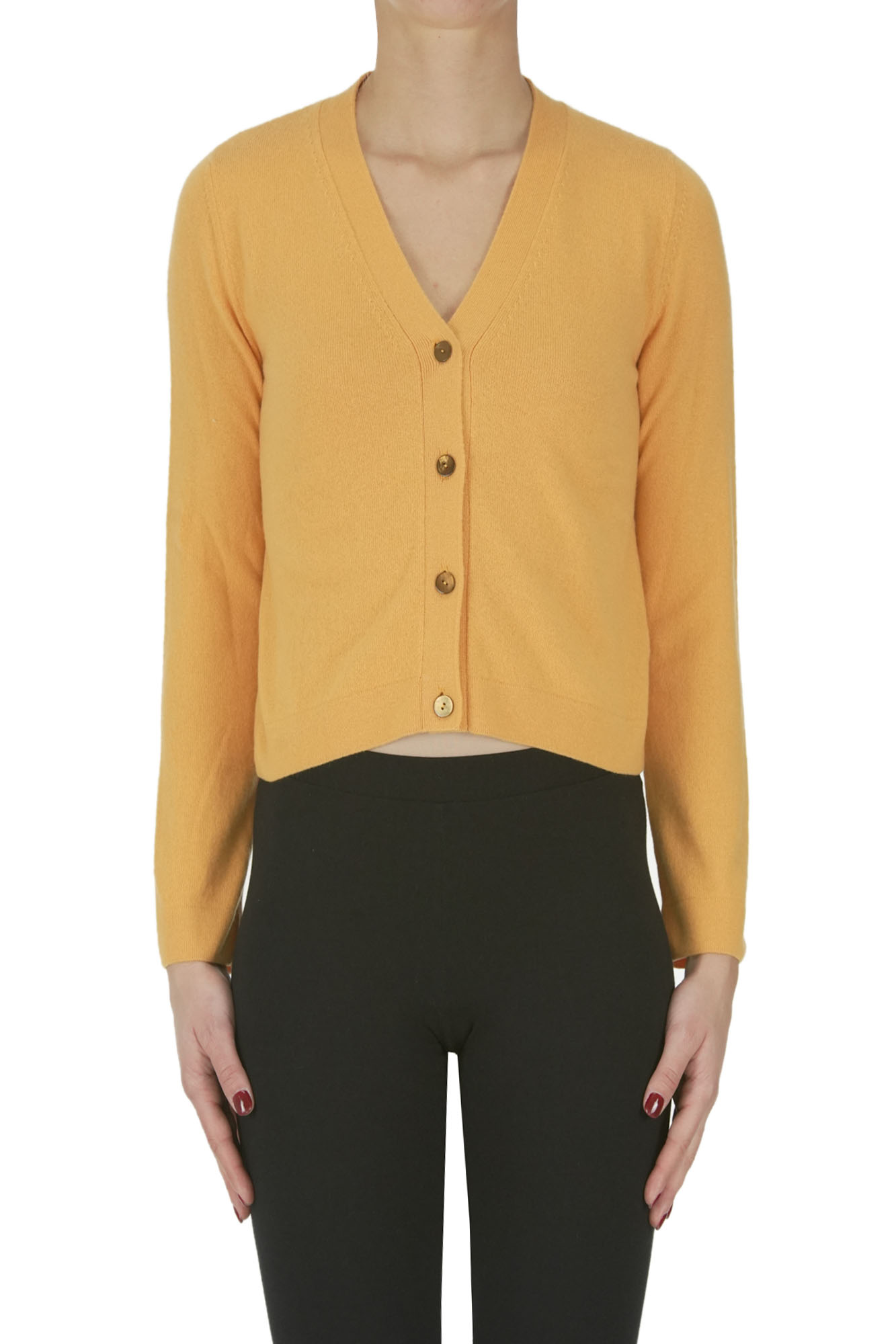 That's Alyki Cashmere Cardigan In Orange